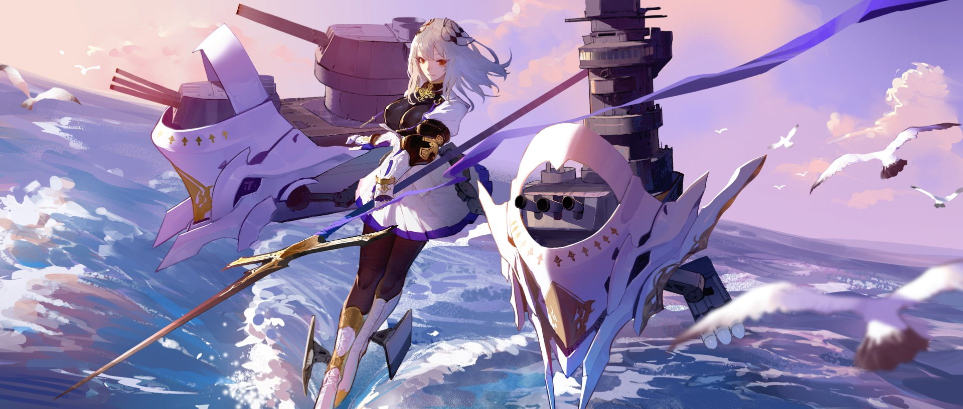 Azur Lane, Saint-Louis (Azur Lane), Anime, 1080P, HD Wallpaper