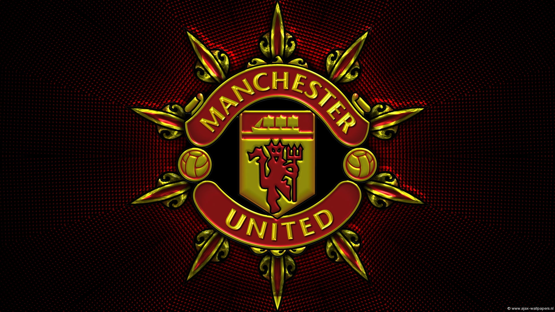 Emblem, Manchester United F.C., 1080P, Soccer, Logo, HD Wallpaper