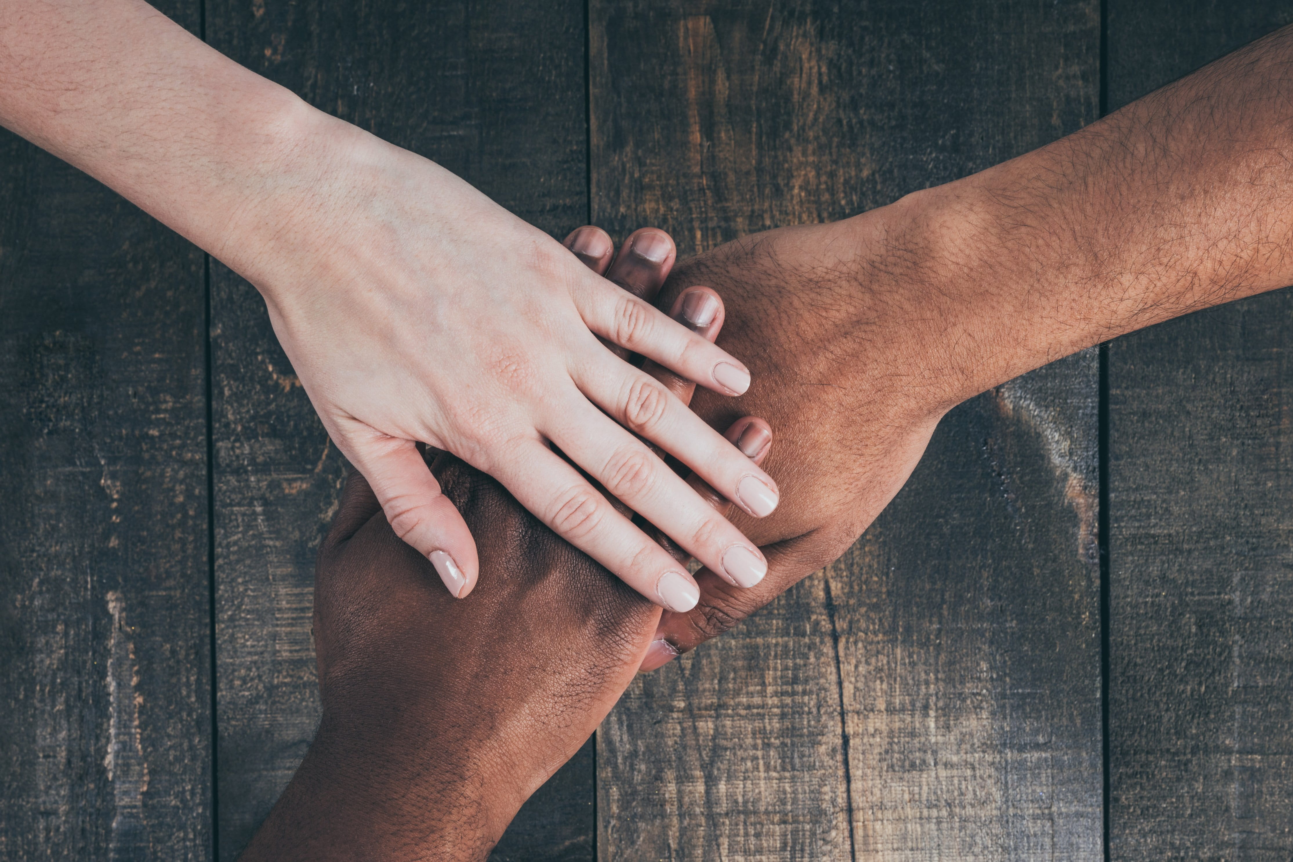 high angle view, cooperation, human limb, Hands, two people, adult, togetherness, human arm, unity, people, Work, Community, human body part, finger, friendship, HD Wallpaper