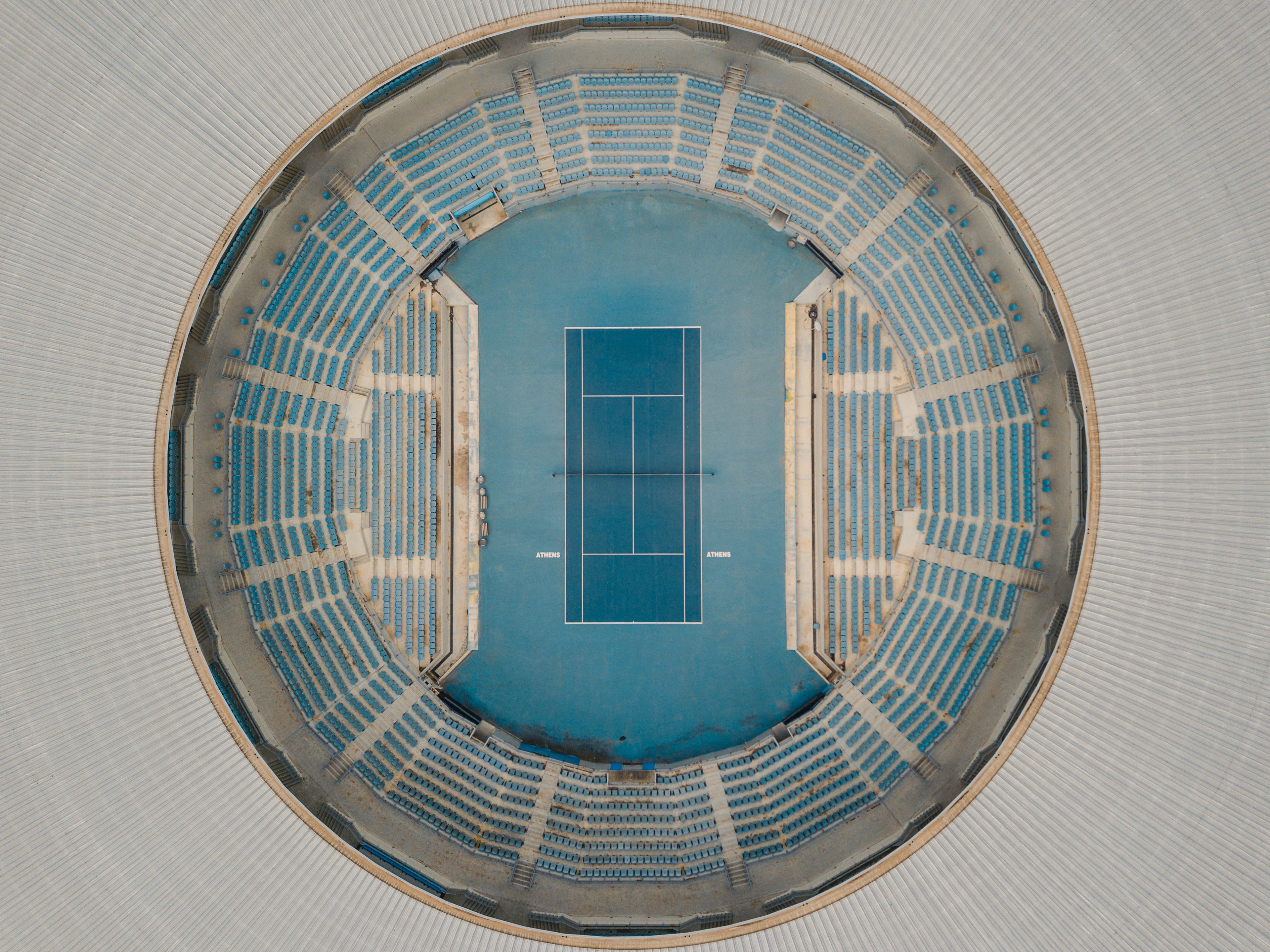 building, glass - material, white, building exterior, closed, drone, view, city, 2K, day, window, blue, eye, sky, digital composite, athletic, symmetry, HD Wallpaper