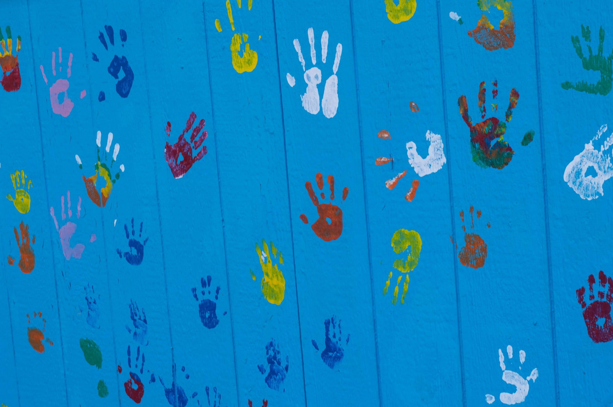 1080P, paintings, colors, children, Hand, HD Wallpaper