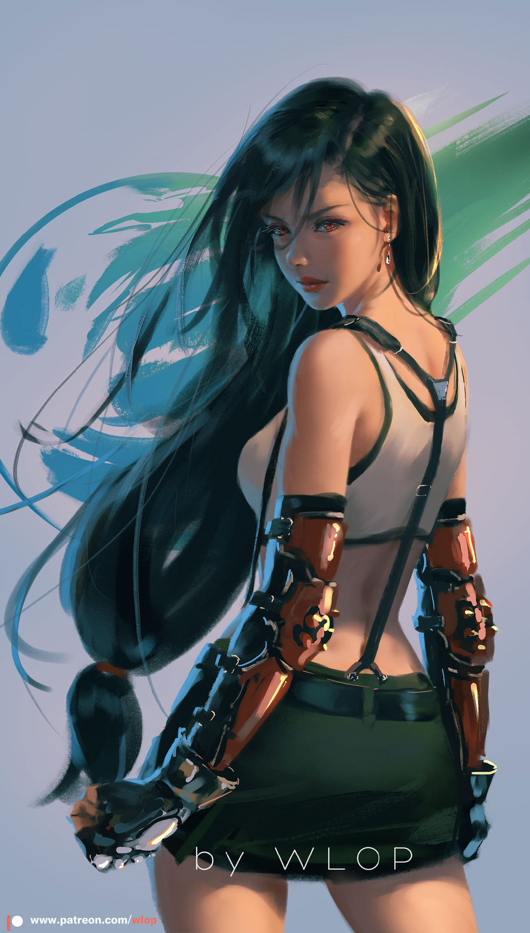 anime girls, WLOP, Final Fantasy 7: Advent Children, 720P, Phone HD Wallpaper