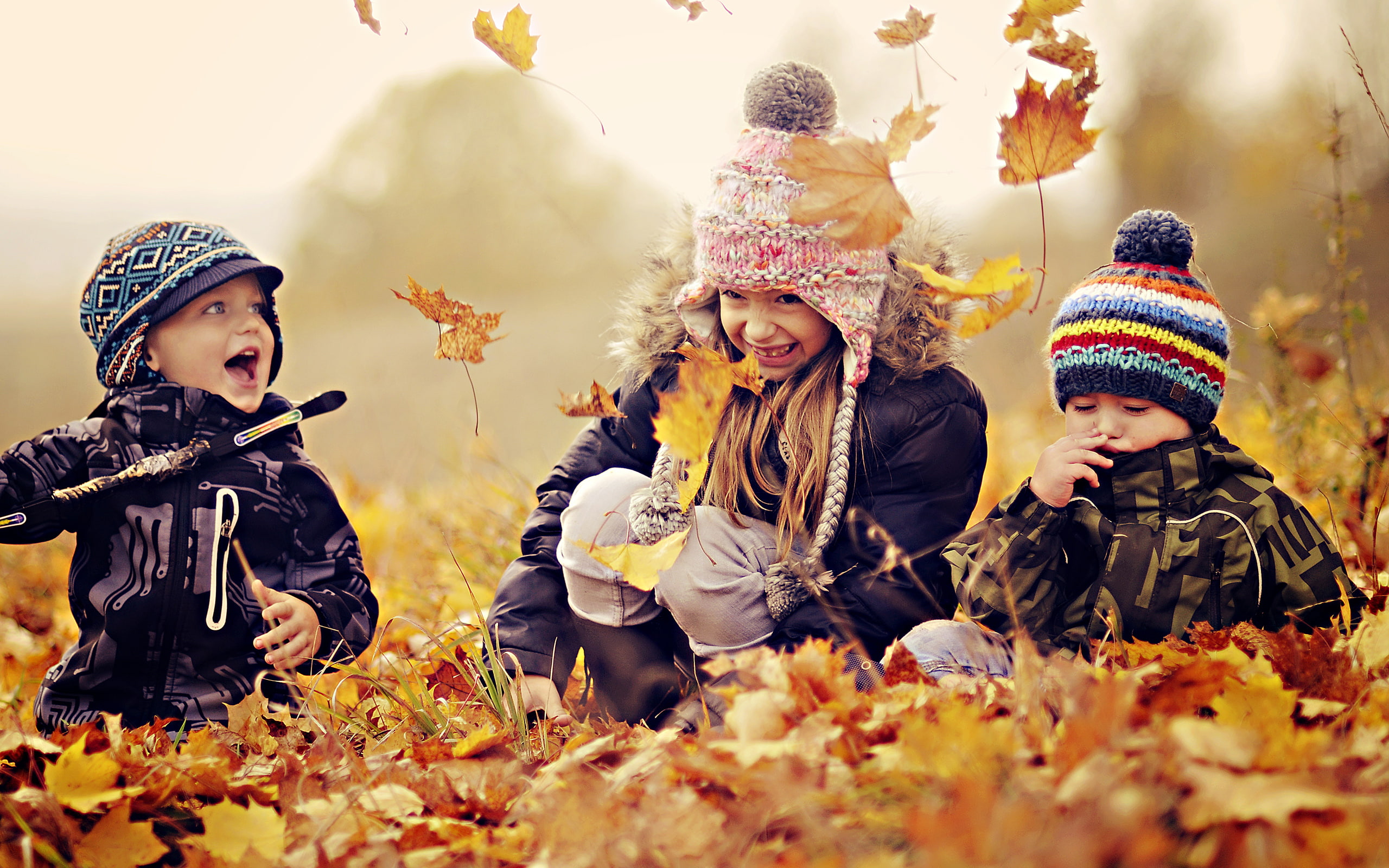 kids, 2K, playing, cute, HD Wallpaper