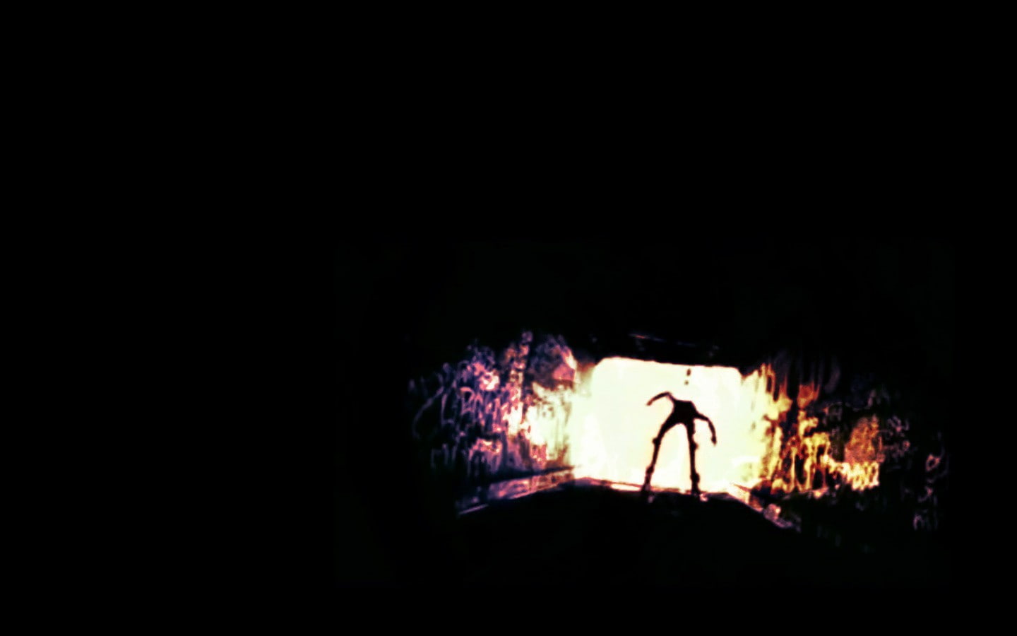 men, night, lifestyles, real people, tunnel, leisure activity, copy space, 720P, nature, Marilyn Manson, standing, full length, outdoors, dark, unrecognizable person, HD Wallpaper
