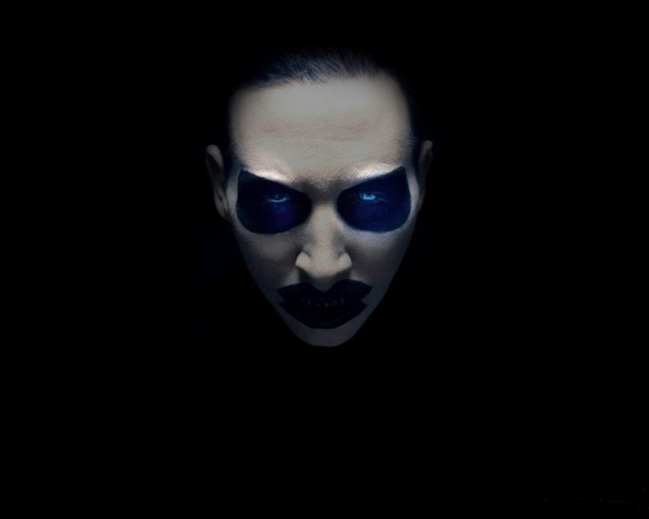 manson, marilyn, man, s, face, 720P, hd, music, HD Wallpaper