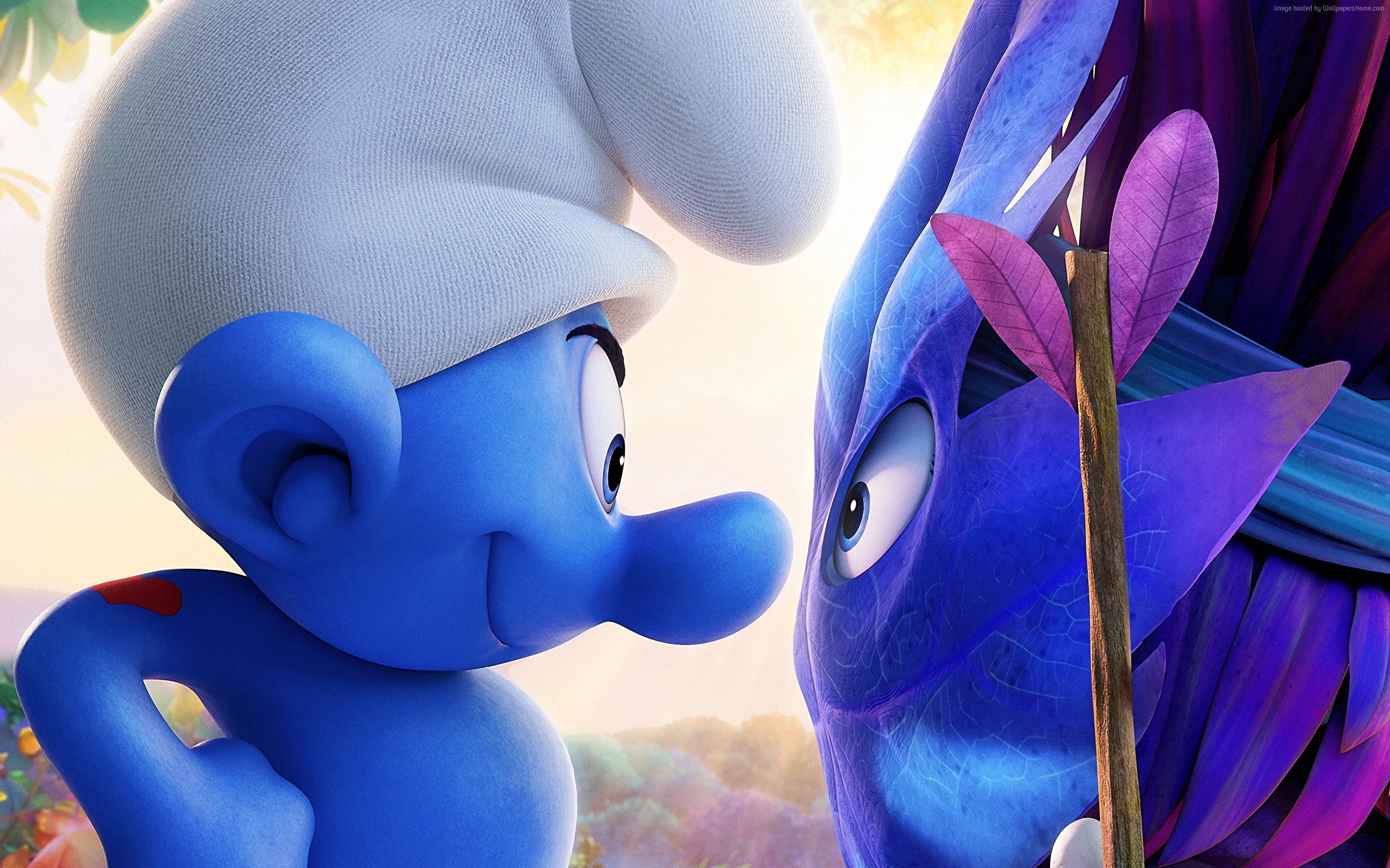 2K, best animation movies, Smurfs: The Lost Village, Hefty, HD Wallpaper