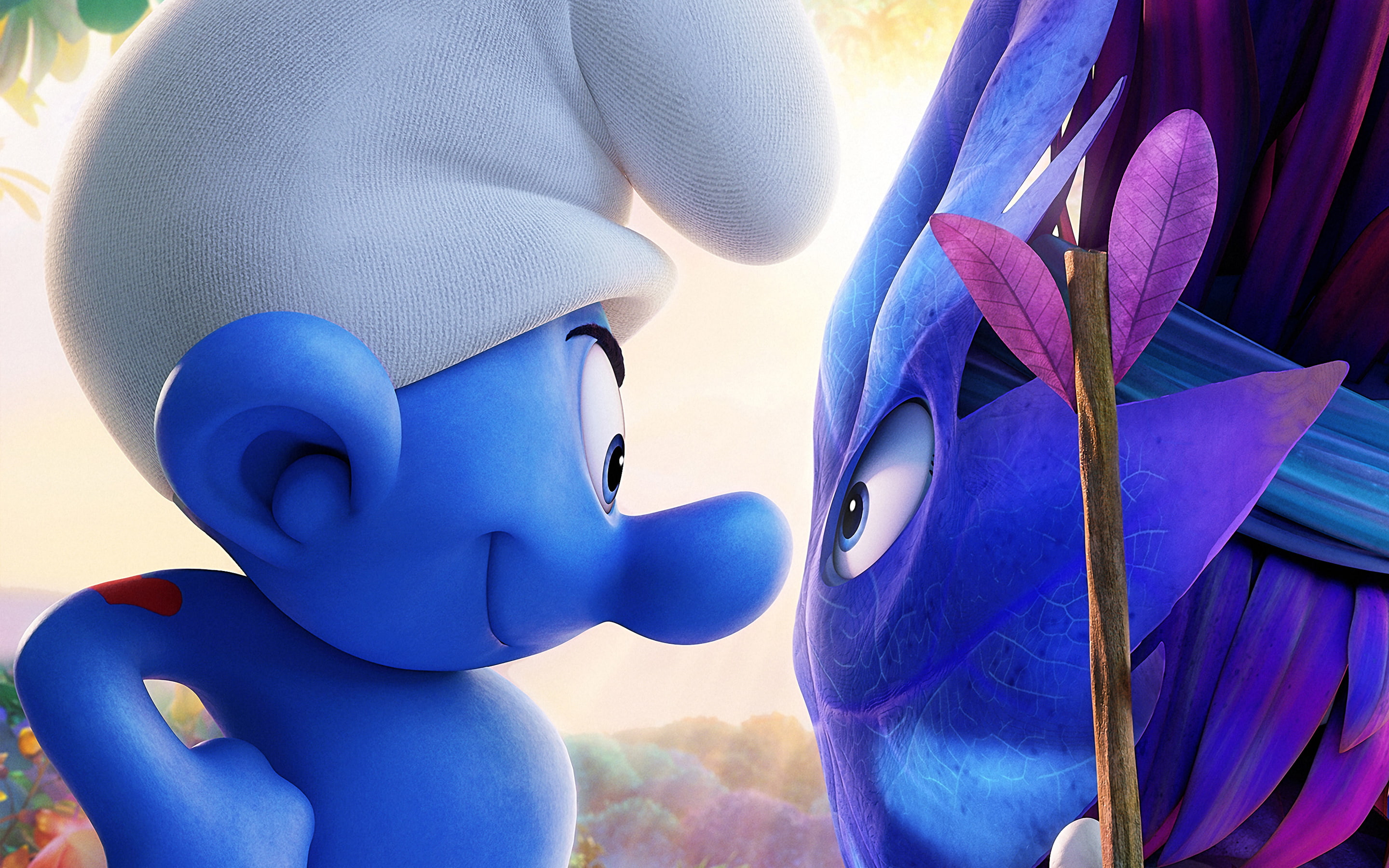 Smurf, Lost, village, Smurfs, 2K, Clumsy, The, HD Wallpaper