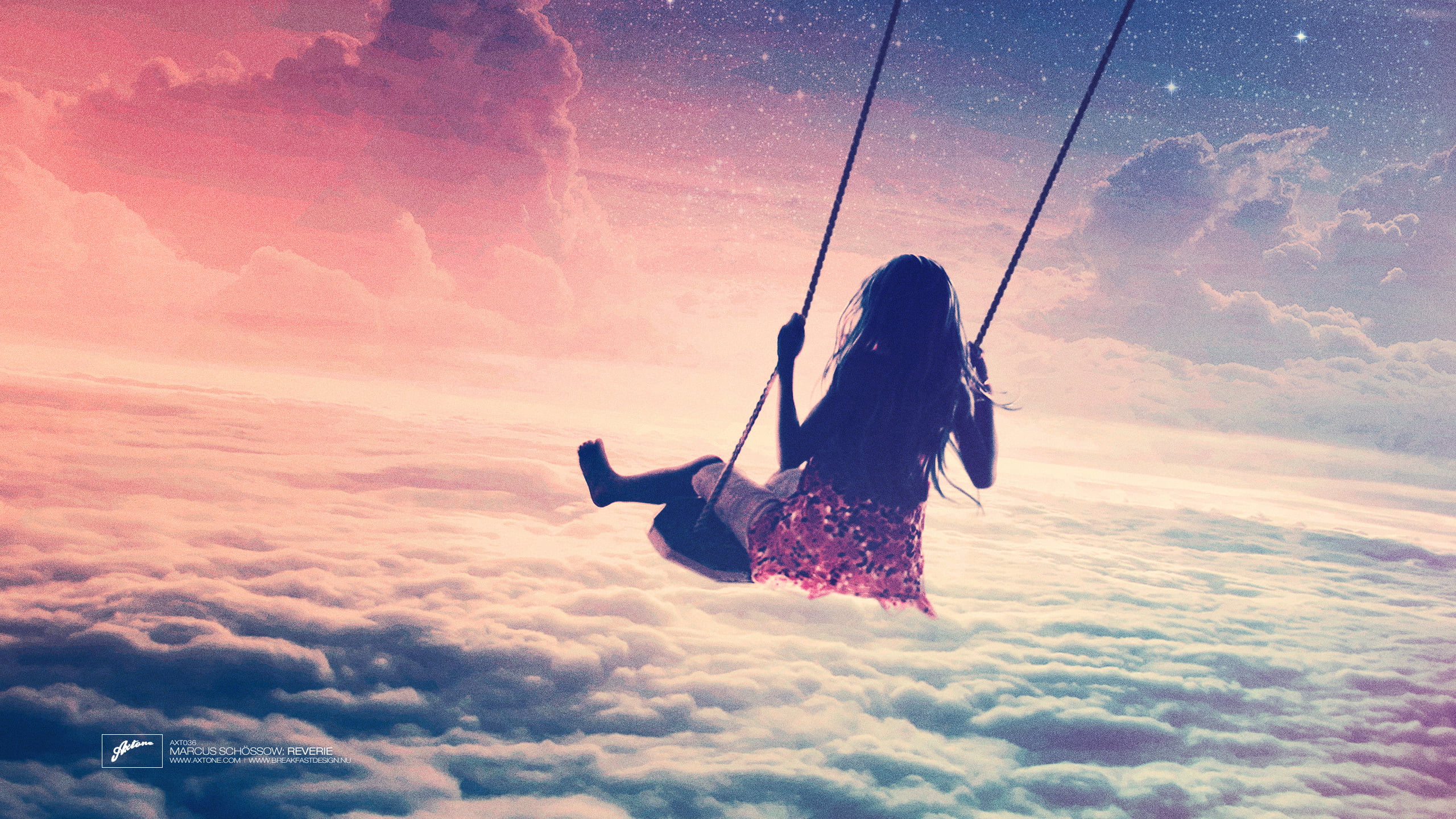 outdoors, sky, track, silhouette, full length, swing, 2K, vacations, summer, holding, one Person, beauty In Nature, mountain, Marcus Schossow, young Adult, HD Wallpaper