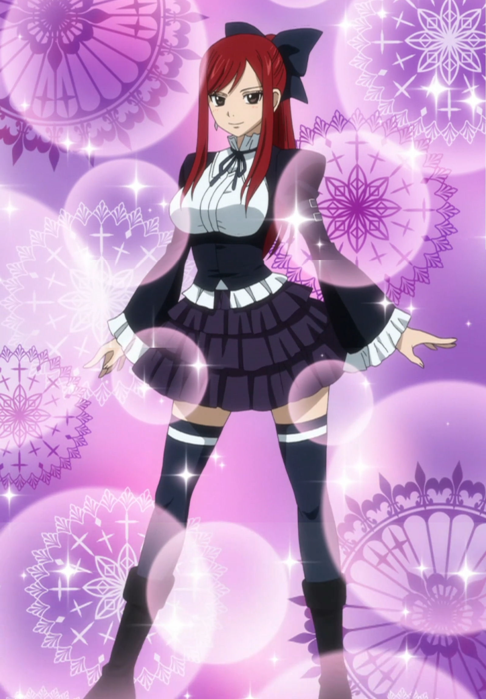 art, x, Fairy Tail, erza, scarlet, tail, fairy, 1080P, Scarlet Erza, hd, anime, Phone HD Wallpaper