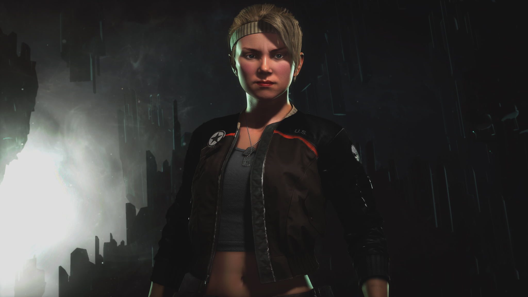 Mortal Kombat, dark, Black clothes, mk11, Sonya Blade, Mortal Kombat 11, 1080P, HD Wallpaper