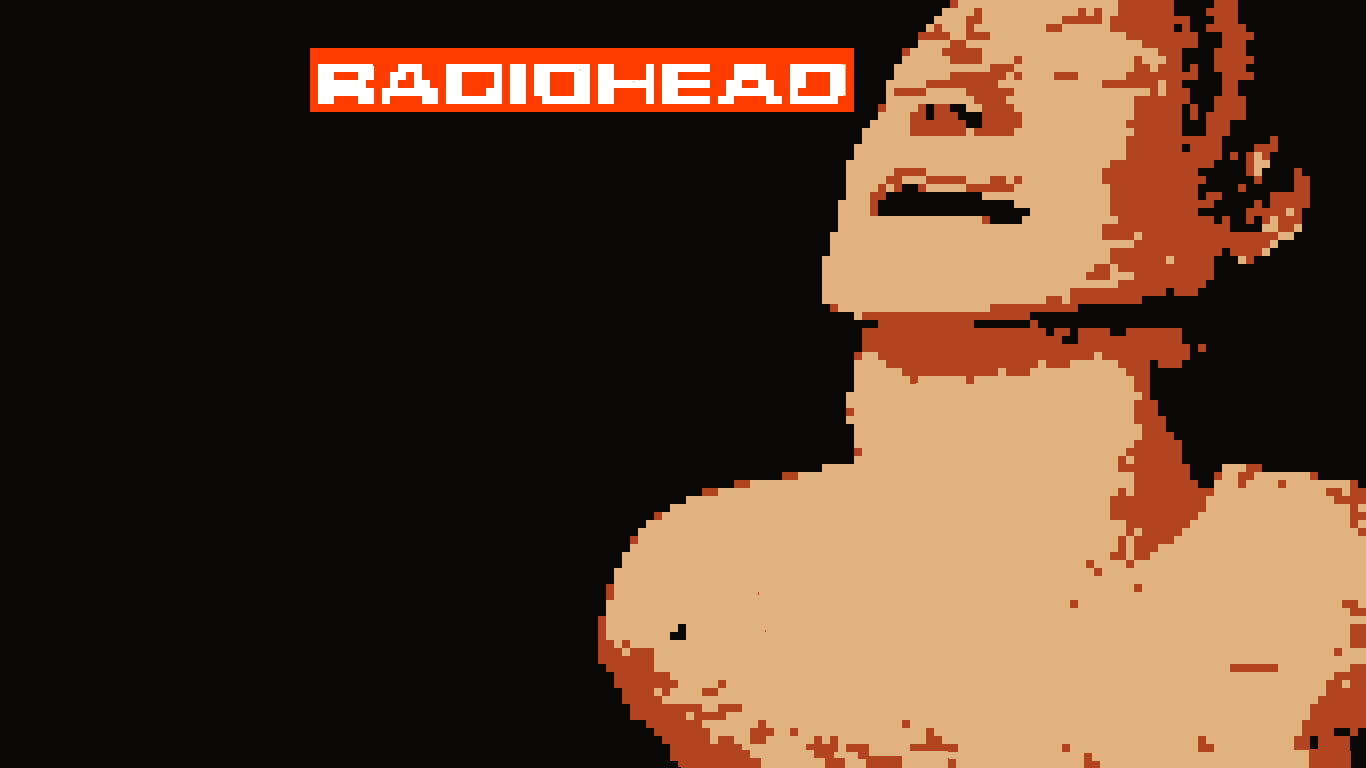 music, Album Covers, 720P, Radiohead, Pixel Art, HD Wallpaper