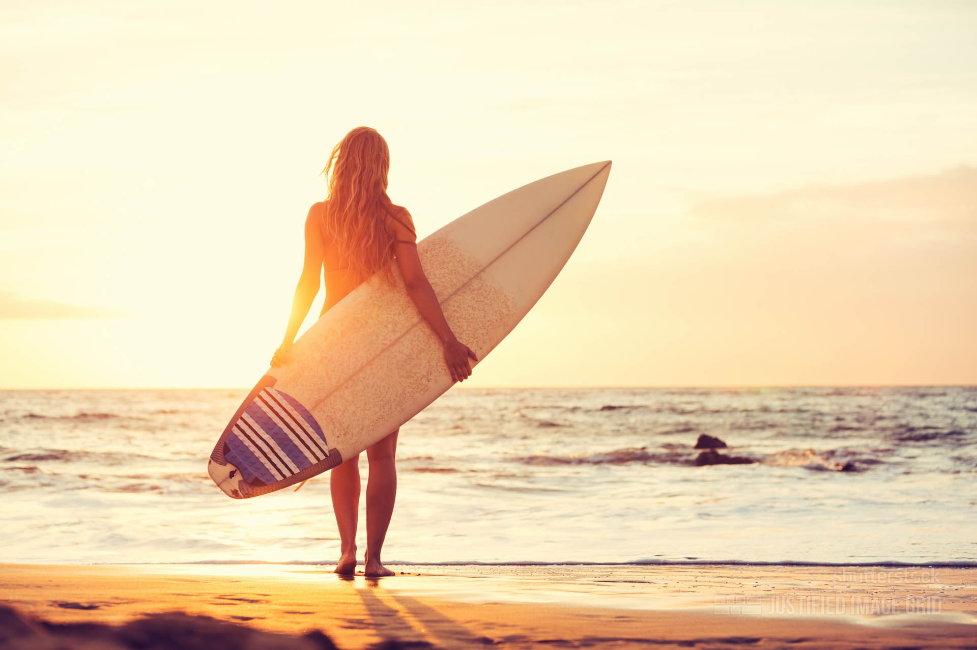 Surfing, Girl, Ocean, Woman, 1080P, Sports, HD Wallpaper
