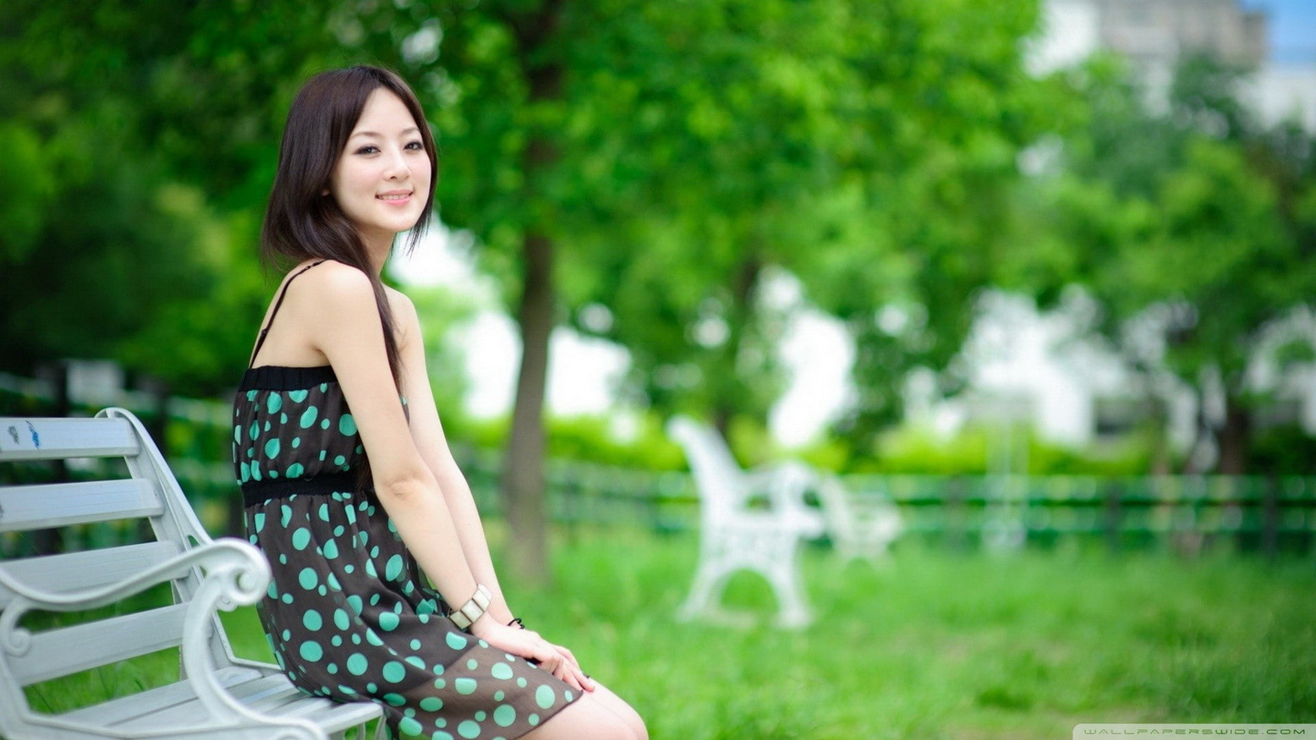 dress, women, Asian, 1080P, Mikako Zhang Kaijie, HD Wallpaper