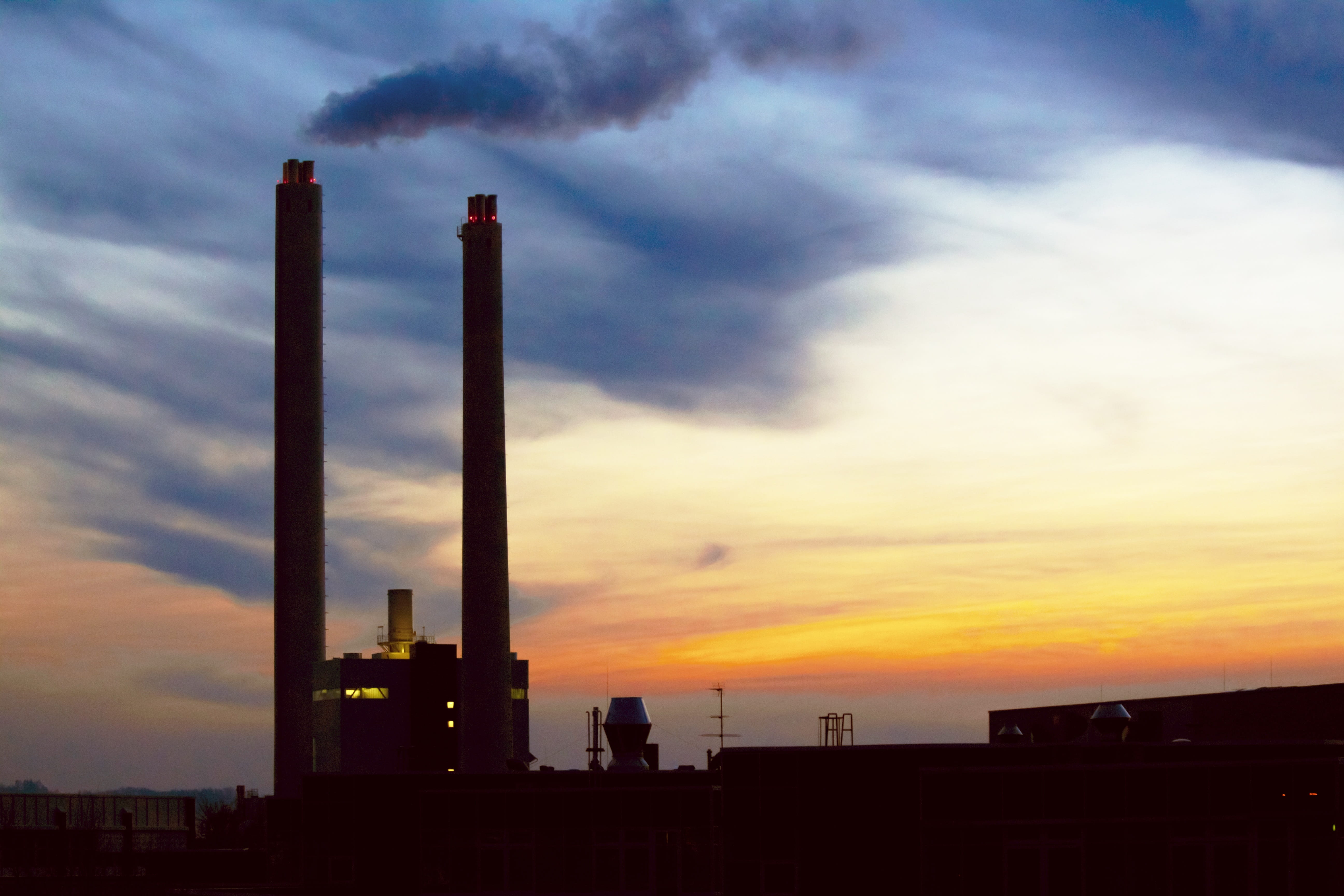 energy revolution, protection, tall - high, ecology, environment, built structure, sunset, pollution, world, no people, cloud - sky, eco, chimney, fuel and power generation, HD Wallpaper