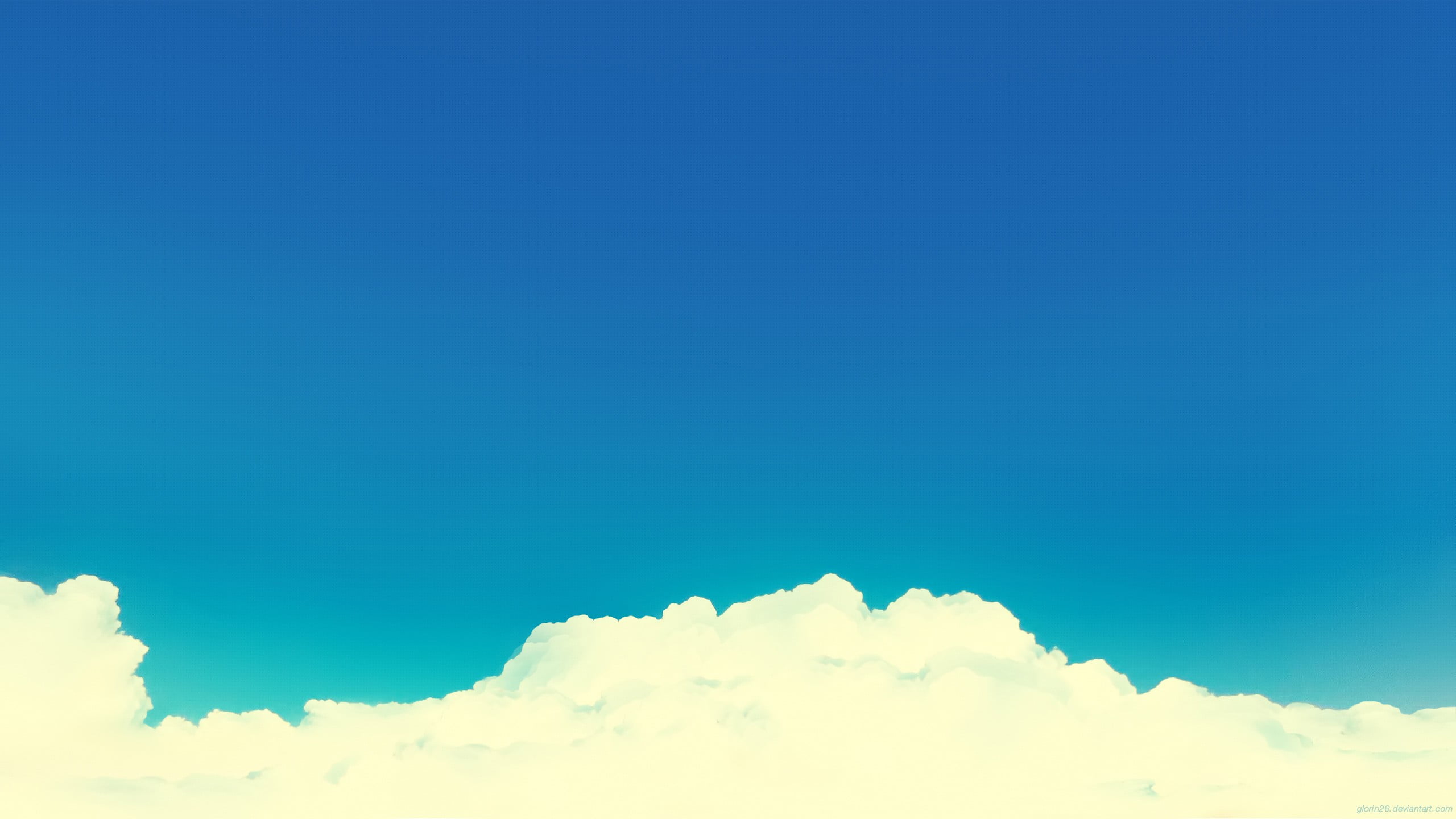 outdoors, white color, day, idyllic, meteorology, backgrounds, drawing, minimalism, clouds, tranquil scene, heaven, cloud - sky, blue, scenics - nature, HD Wallpaper