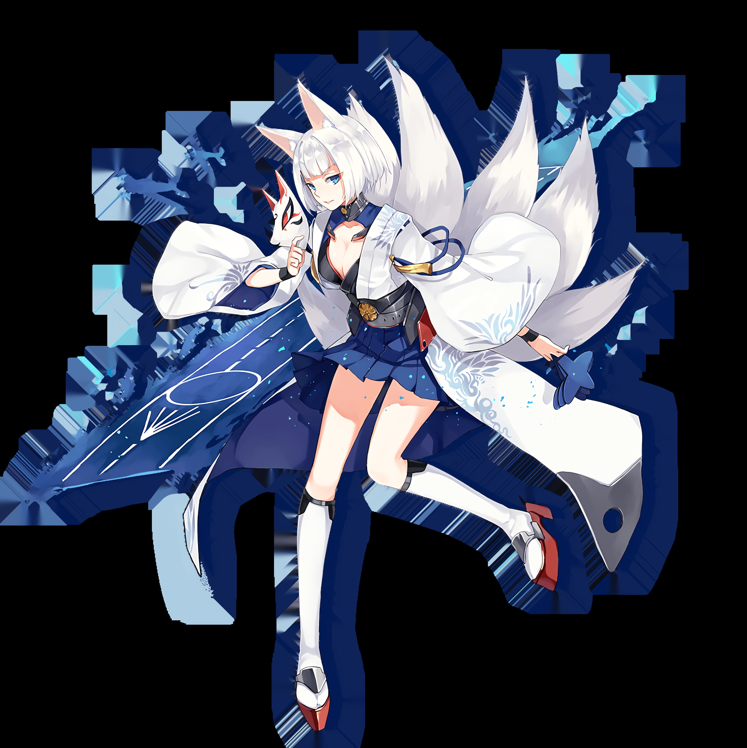 Kaga (Azur Lane), Azur Lane, 1080P, Azur_Lane, black background, Phone HD Wallpaper