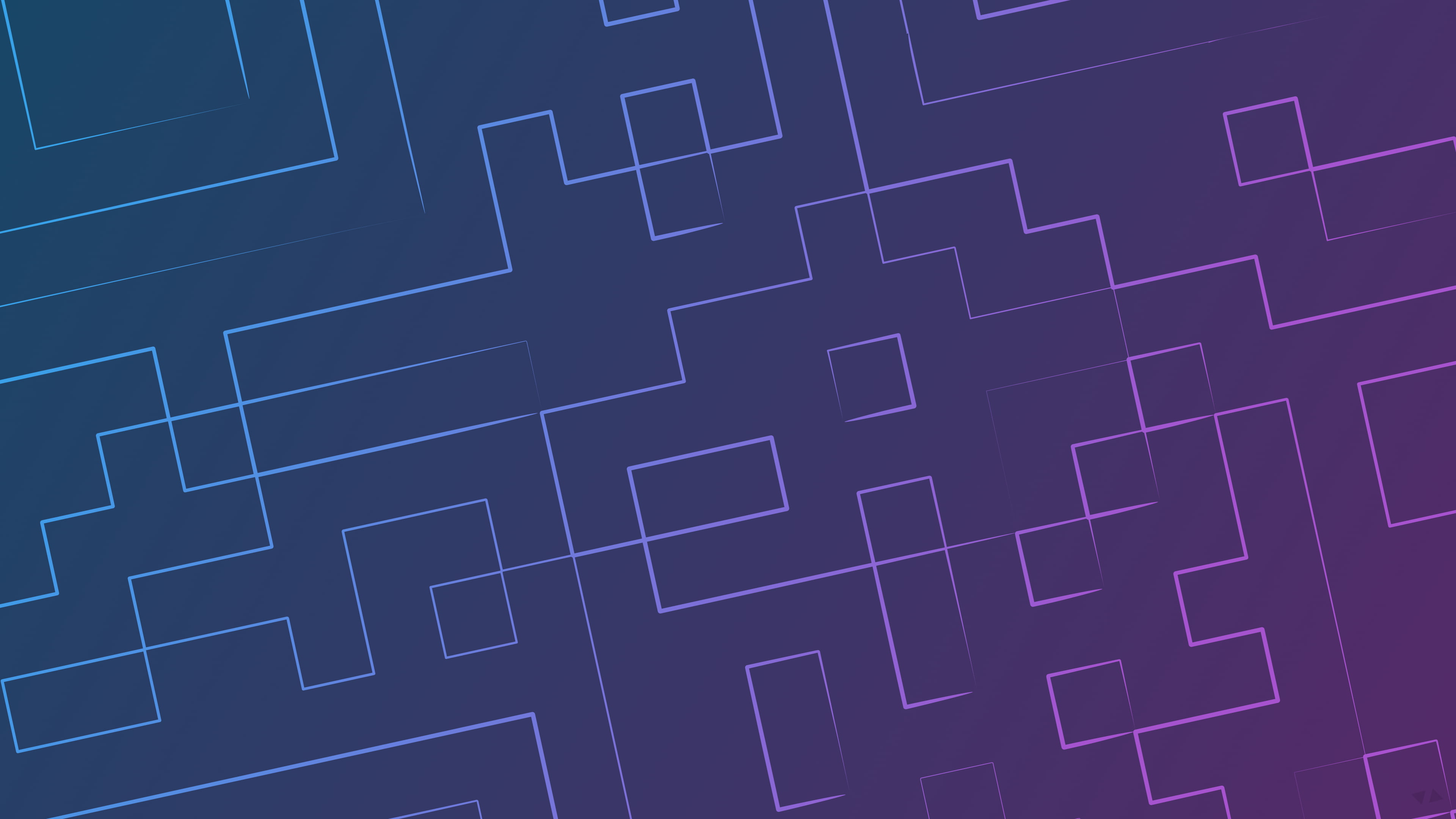 square, abstract, geometry, purple, vector, gradient, blue, lines, 4K, HD Wallpaper
