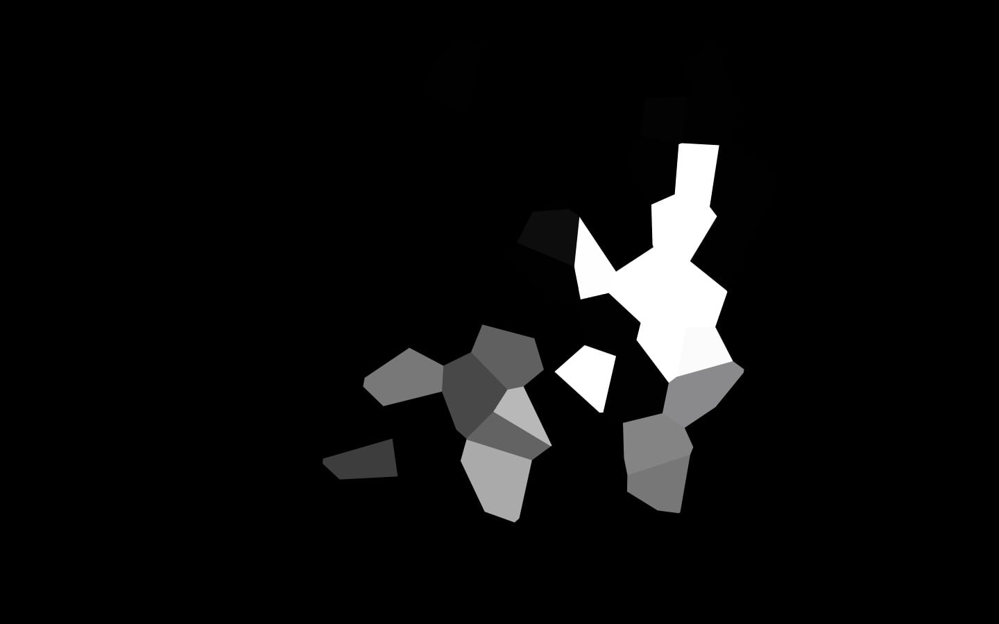 domestic room, creativity, communication, glowing, white, shape, star, copy space, 720P, dark, indoors, lighting equipment, close-up, print, black, black background, HD Wallpaper