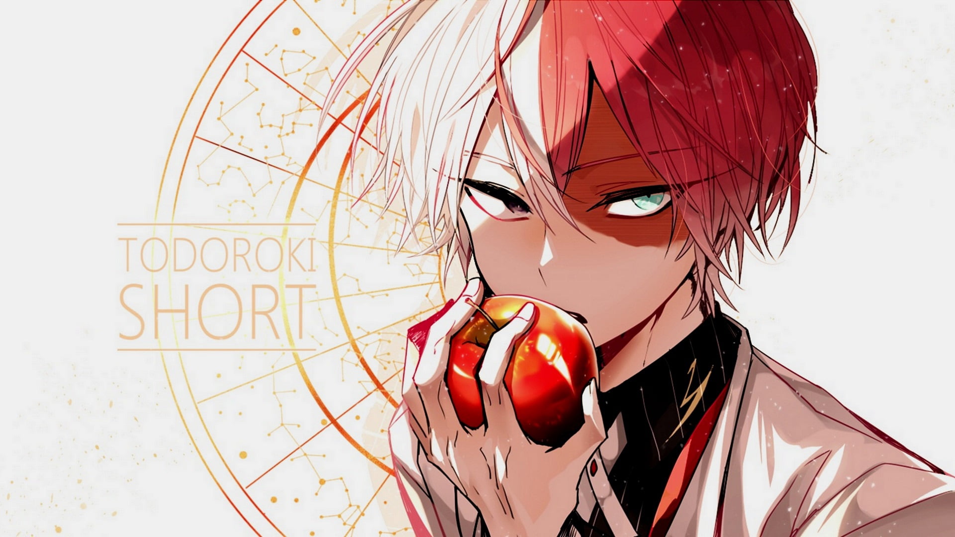 day, lifestyles, hairstyle, anime, leisure activity, arts culture and entertainment, glasses, todoroki, headshot, guy, fashion, red, close-up, Boku no Hero Academy, HD Wallpaper