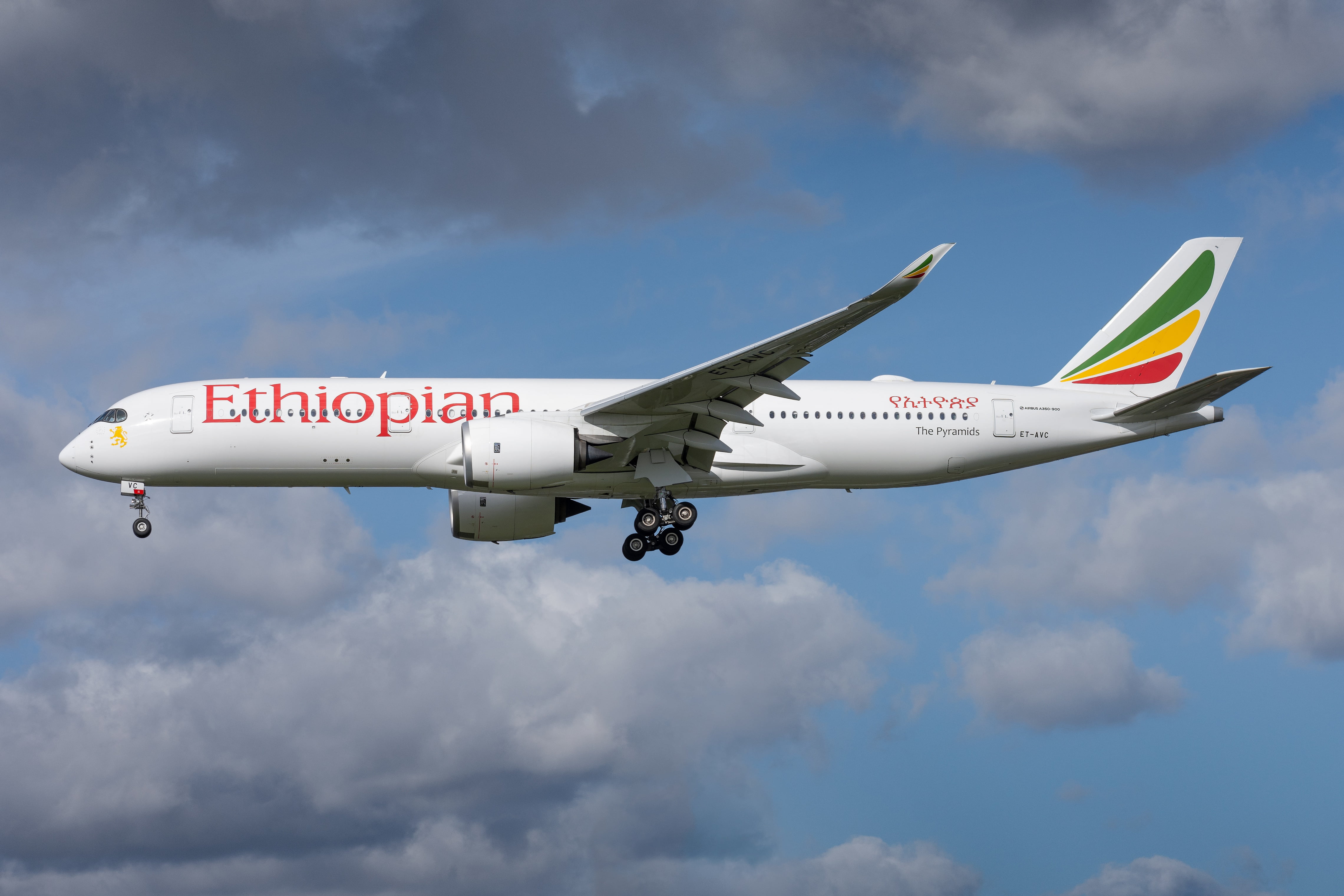 Ethiopian Airlines, 4K, A350-900, Airbus, HD Wallpaper