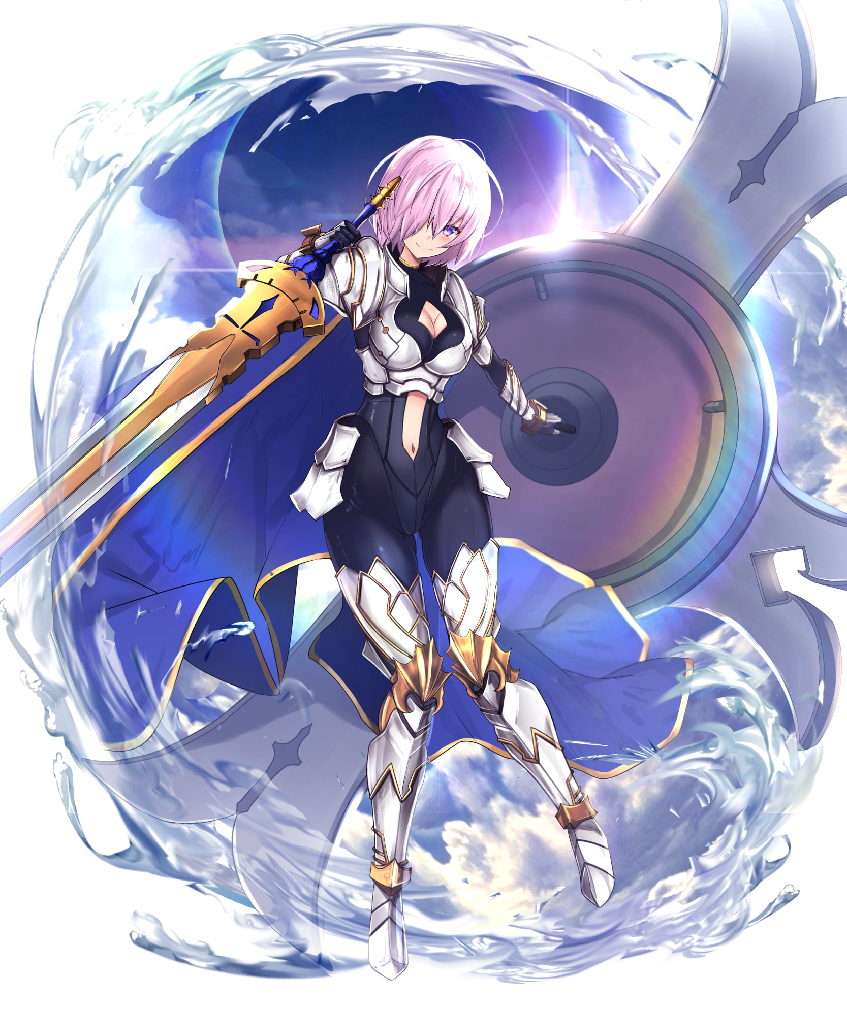anime, 1080P, Lancelot (Fate/Grand Order), Mashu Kyrielight, Fate/Grand Order, anime girls, Phone HD Wallpaper