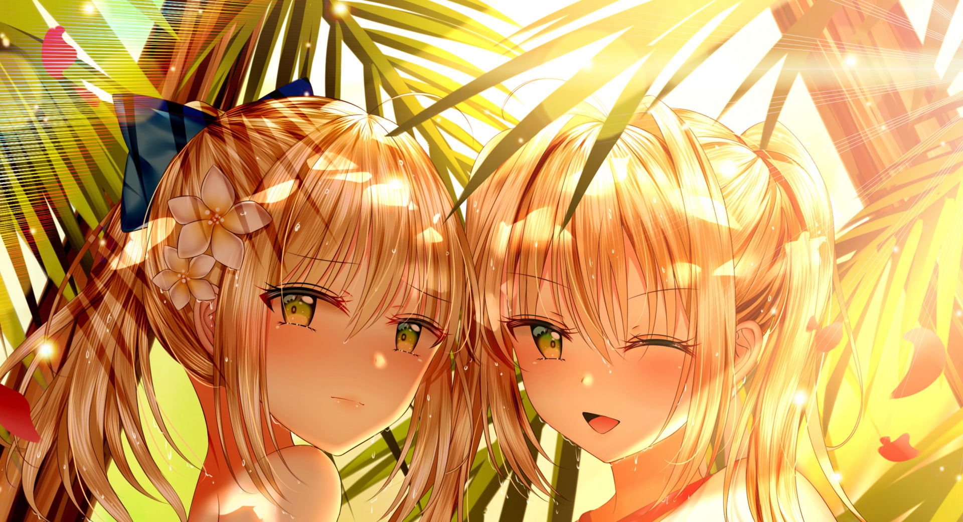art and craft, tropical climate, Fate/Grand Order, sunlight, close-up, no people, creativity, day, representation, palm tree, outdoors, craft, orange color, HD Wallpaper