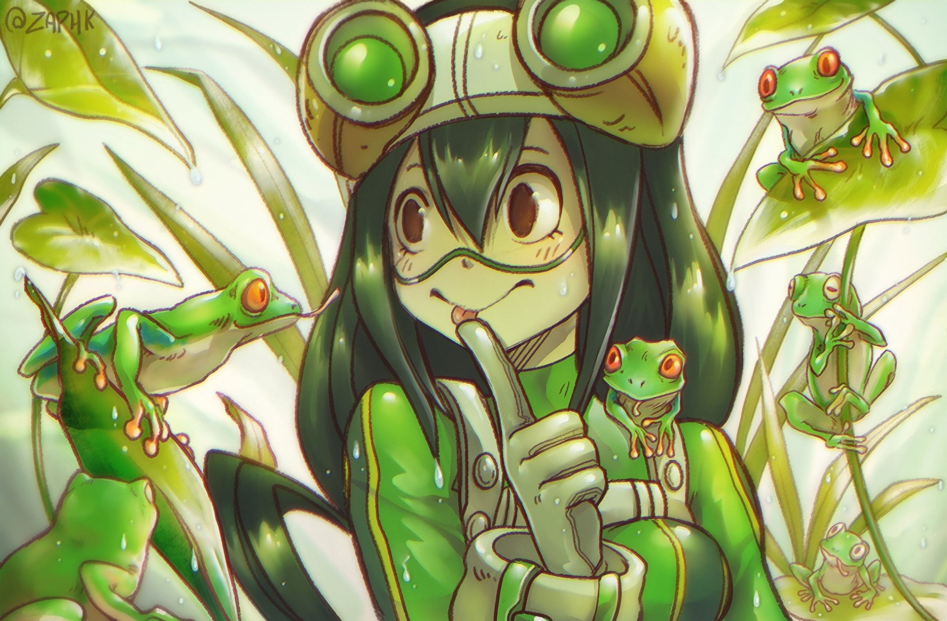 Anime, My Hero Academia, 1080P, Tsuyu Asui, HD Wallpaper
