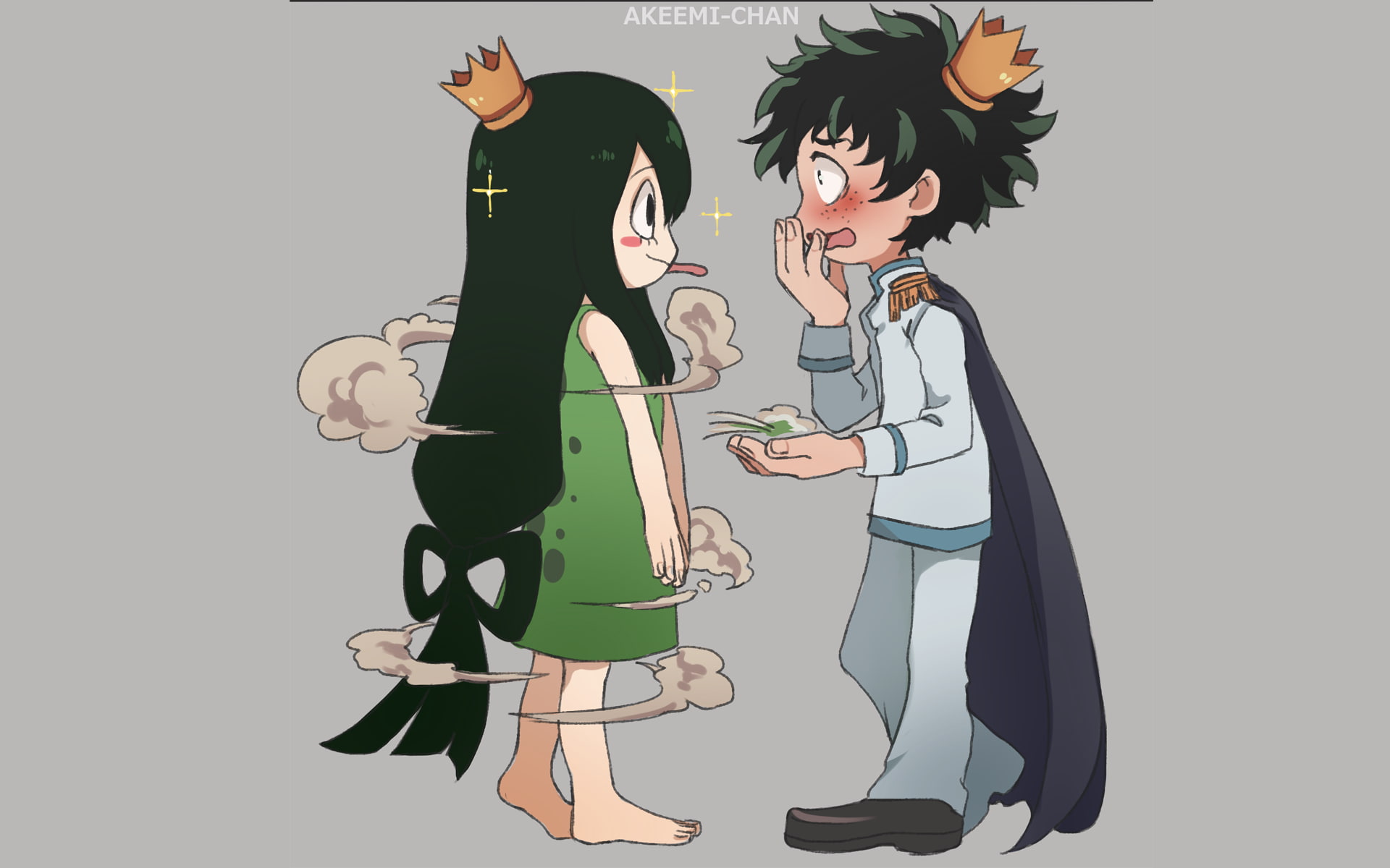 Boku no Hero Academia, Tsuyu Asui, 1080P, Midoriya Izuku, HD Wallpaper