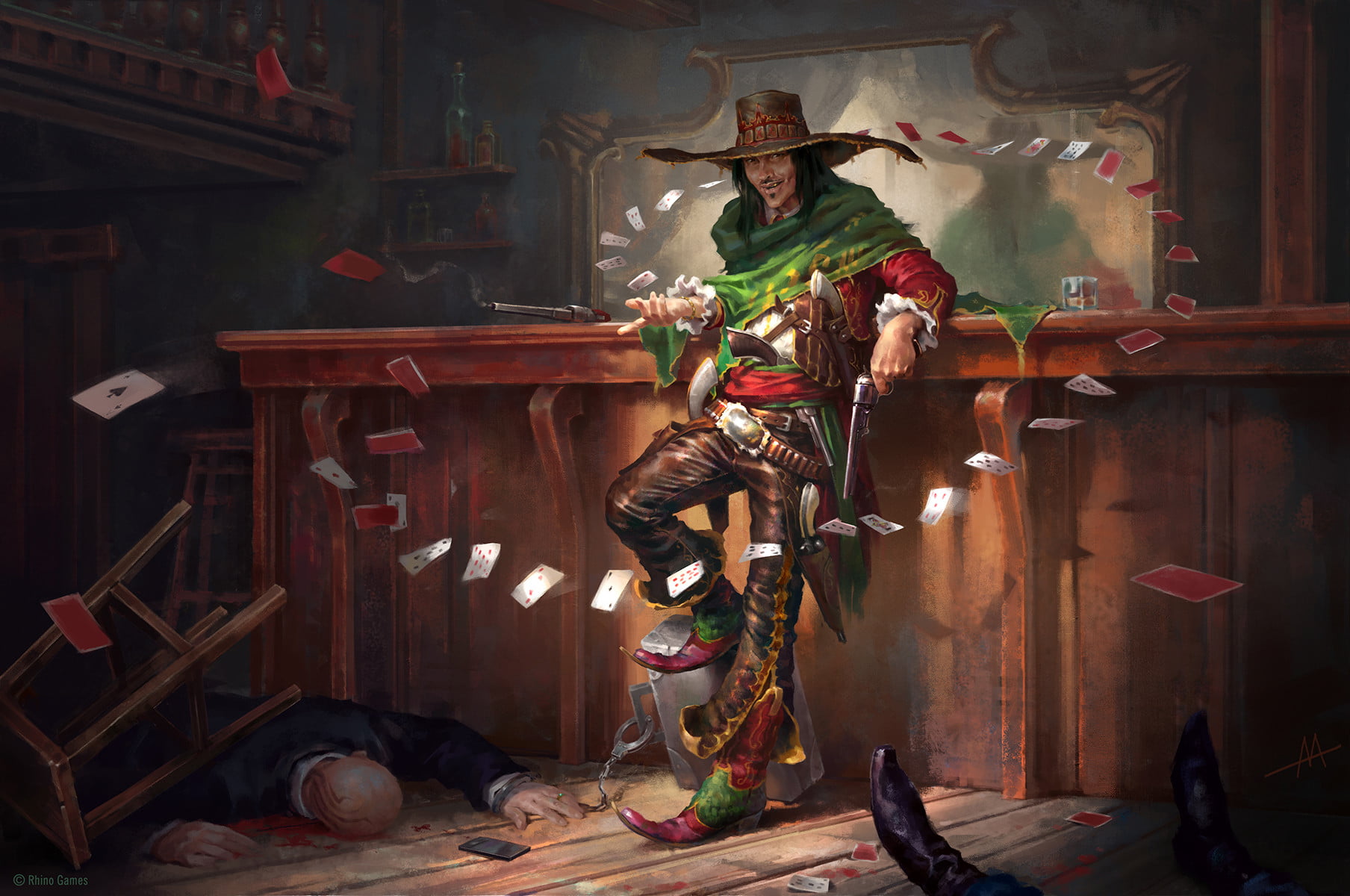 real people, human representation, sculpture, casual clothing, indoors, male likeness, full length, magic, weapon, 720P, leisure activity, Alexandre Mokhov, HD Wallpaper