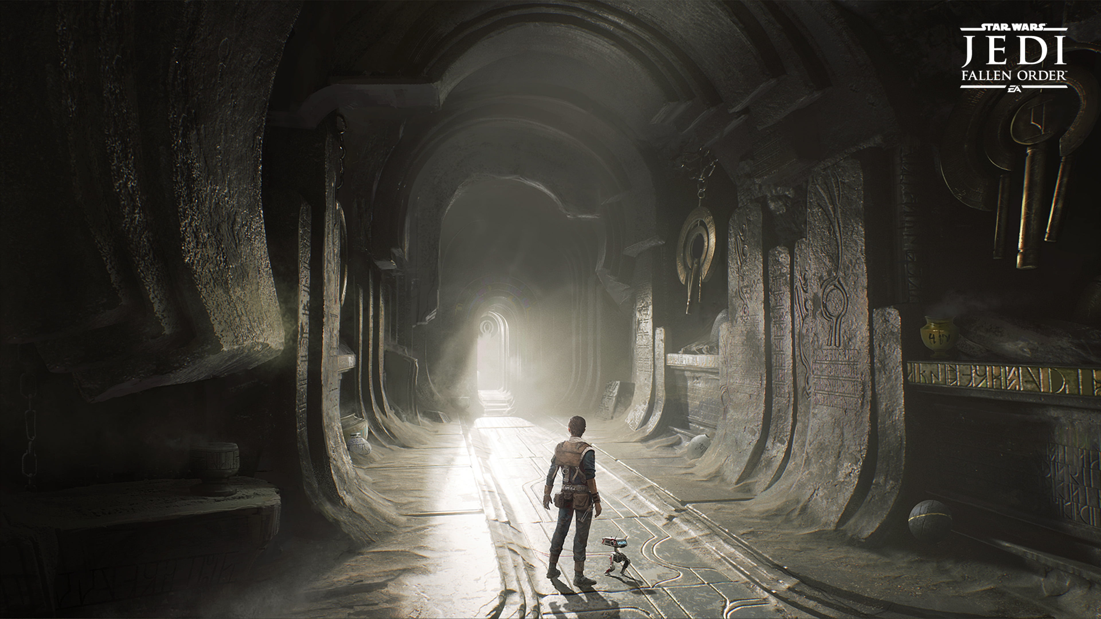 4K, video games, lightsaber, Star Wars, video game art, Jedi: Fallen Order, HD Wallpaper