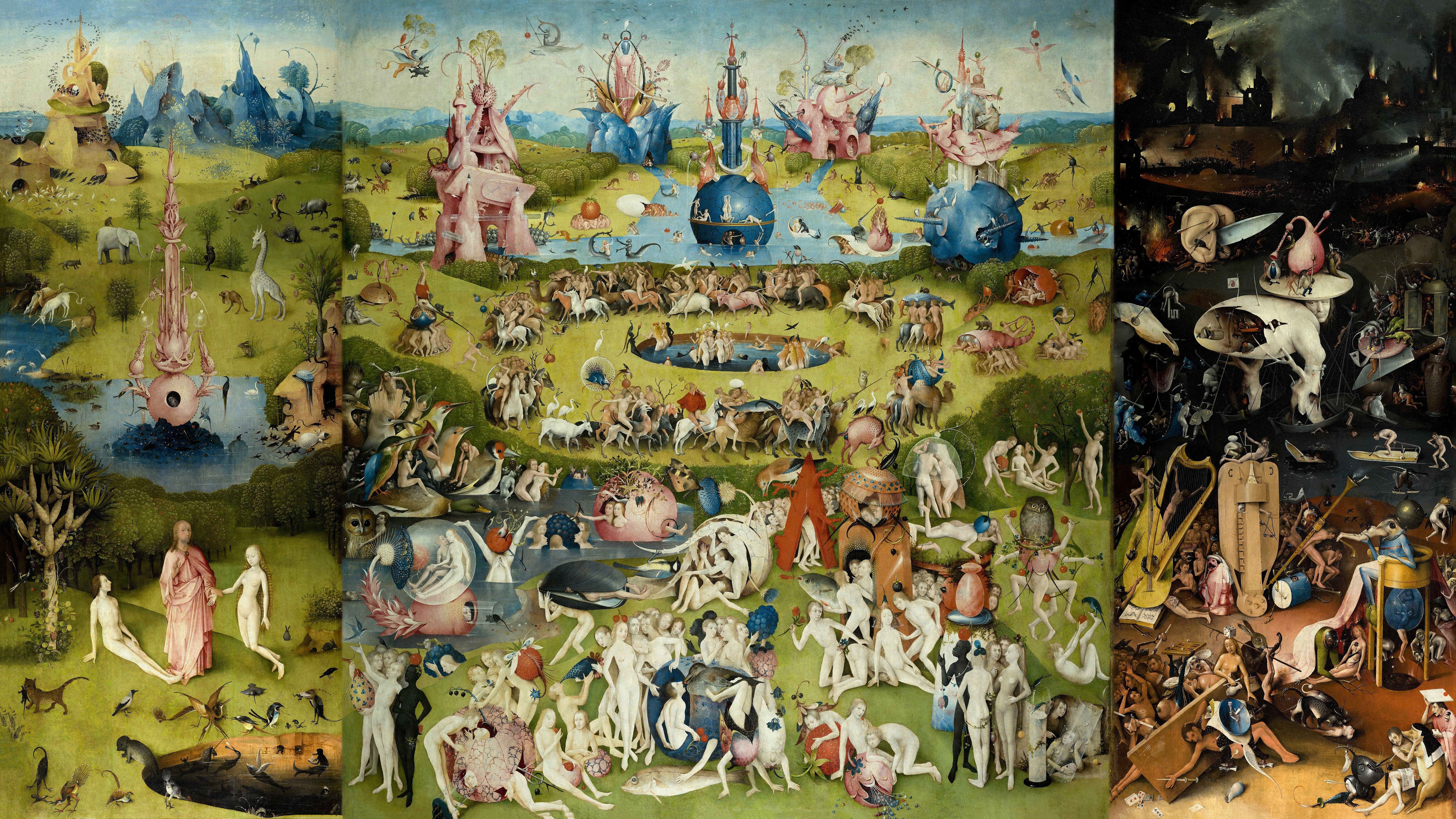 garden of earthly delights, 5K, HD Wallpaper