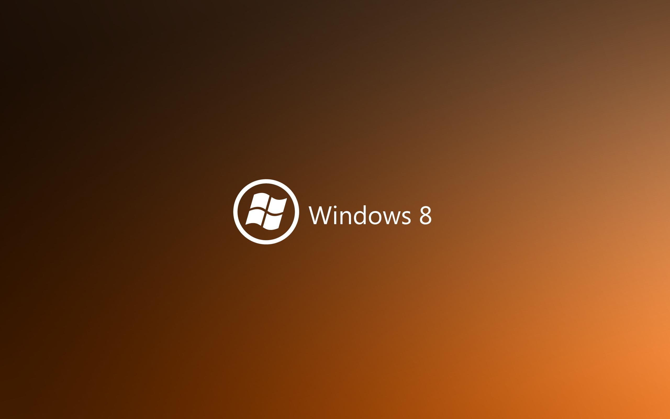 orange, brand and logo, 2K, windows, dark, HD Wallpaper