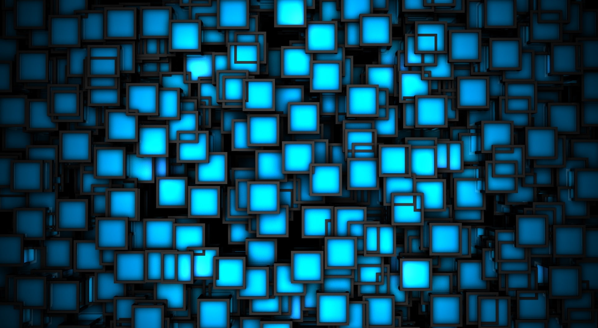 indoors, backgrounds, computer language, monitor, repetition, neon, illuminated, animated, design, black background, Cubes, pattern, no people, close-up, HD Wallpaper