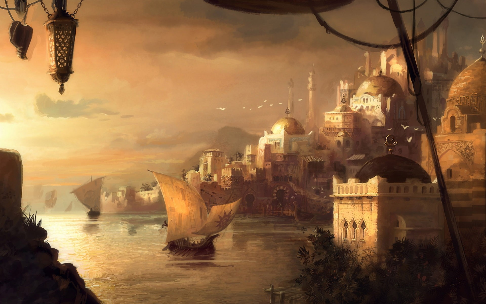 1080P, fantasy art, Anno 1404, video games, HD Wallpaper