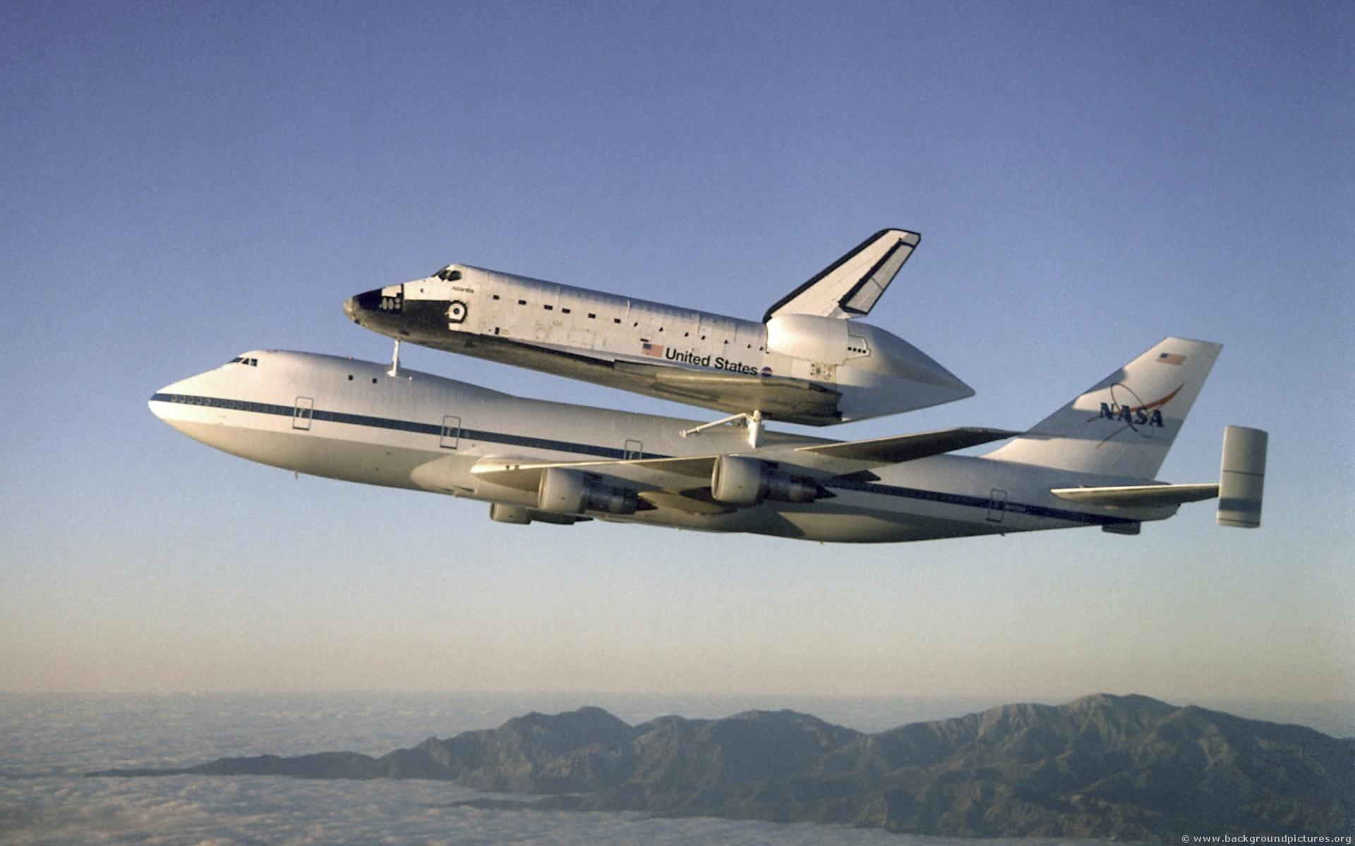 atlantis, shuttle, space shuttle, aircraft planes, aircraft, 1080P, HD Wallpaper