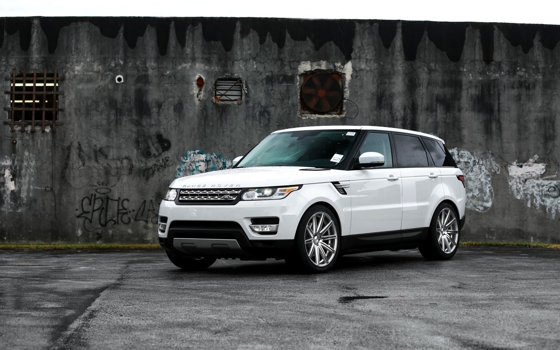 gorgeous, white, range rover sport, range, rover, 1080P, sport, HD Wallpaper