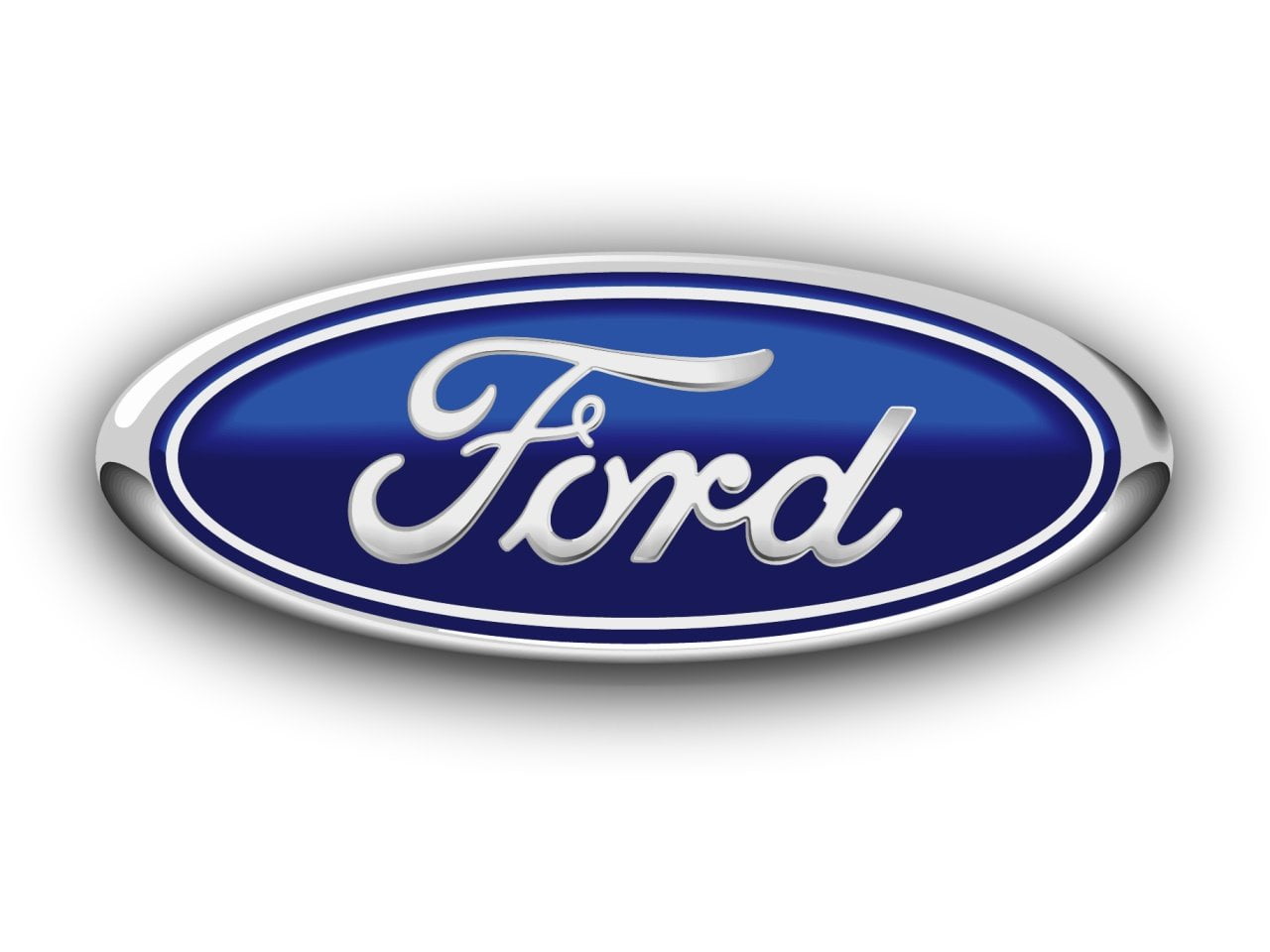 circle, western script, geometric shape, cut out, shiny, information, indoors, metal, shape, Cars, white background, brands, blue, 720P, Ford, logo, reflection, HD Wallpaper