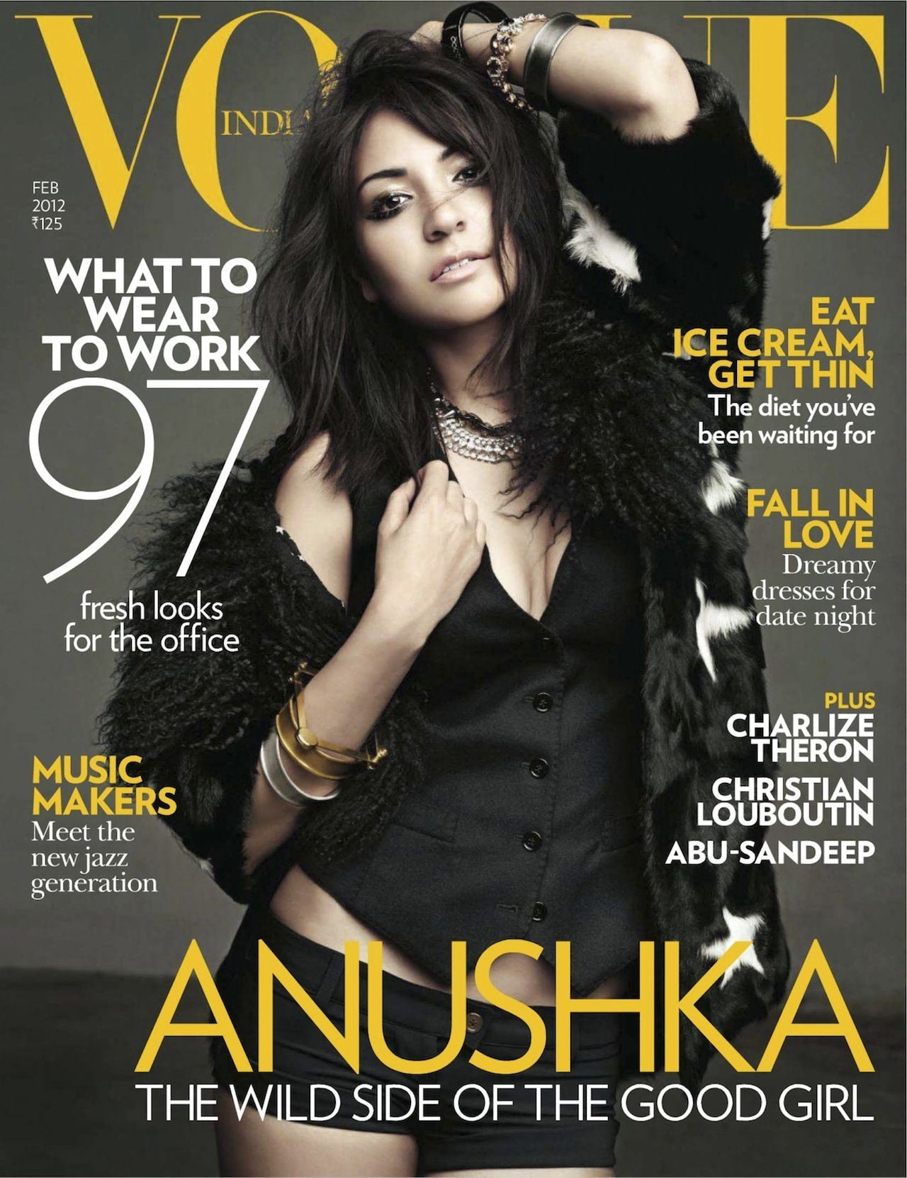 sharma, 720P, anushka, cover, vogue, Phone HD Wallpaper