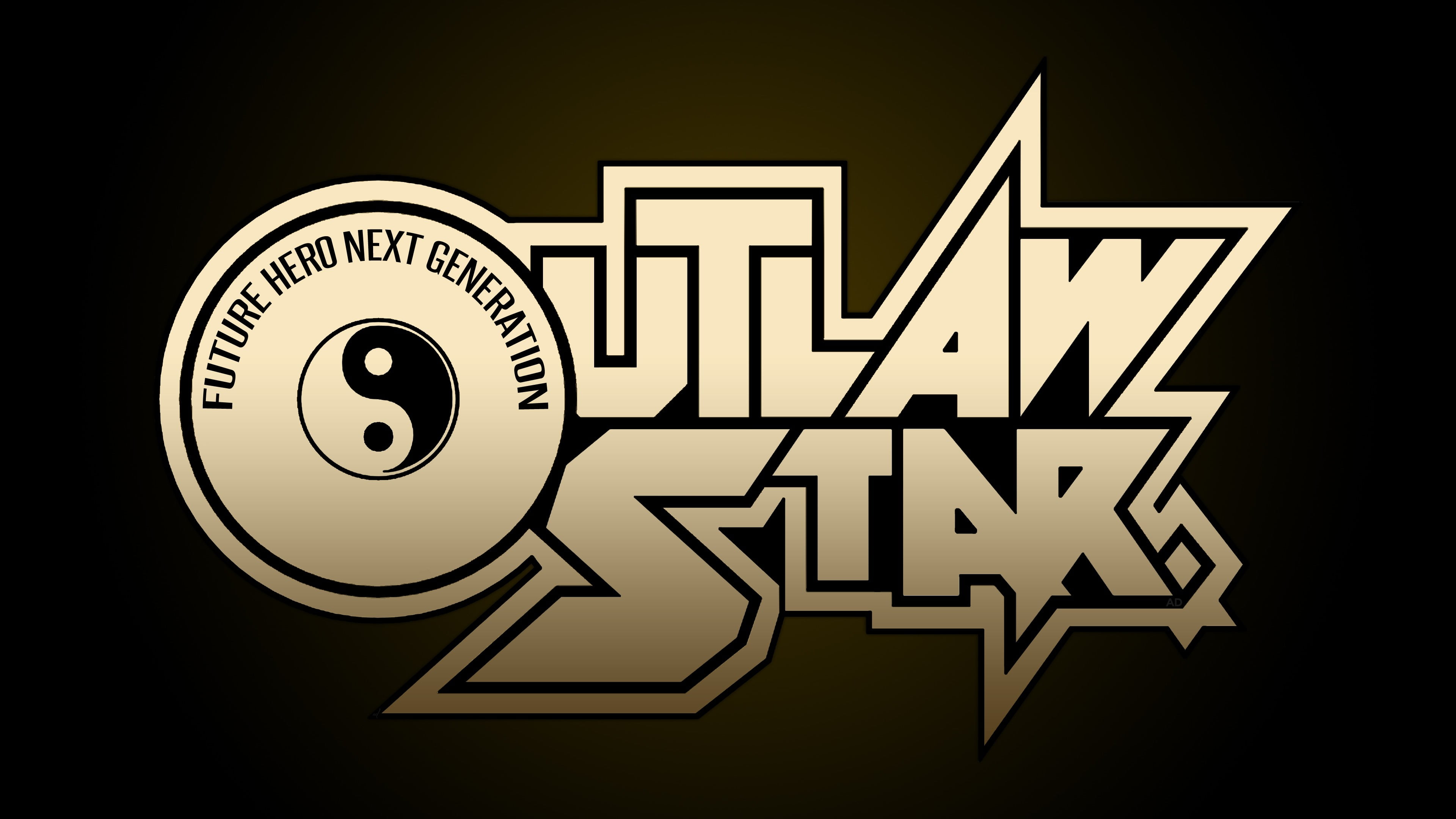 typography, sign, escape, outlaw, indoors, black background, people, leaving, star, anime, direction, Outlaw Star, white color, text, communication, gradient, HD Wallpaper