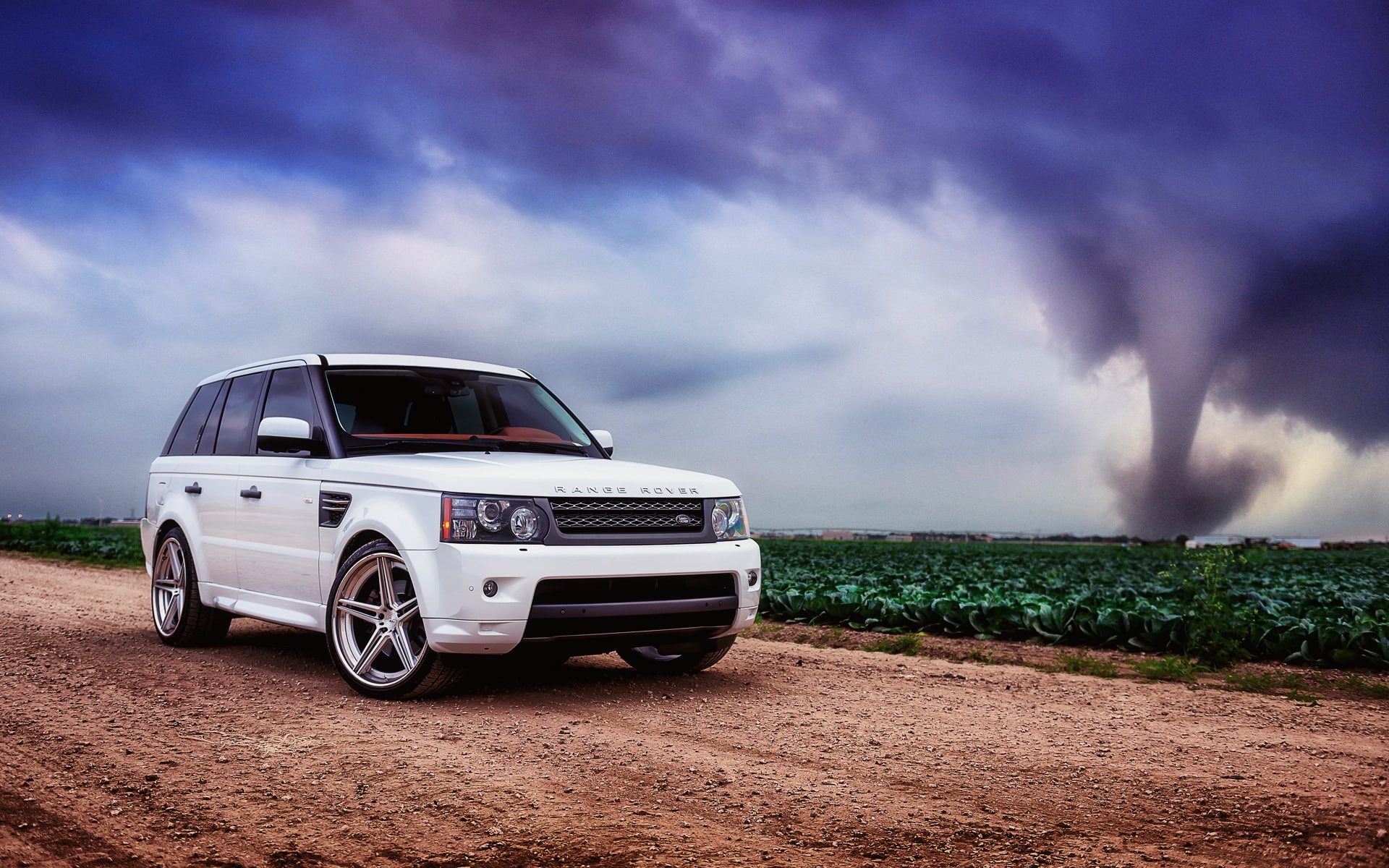 1080P, Car, Land, SUV, Rover, Sport, Range, White, HD Wallpaper
