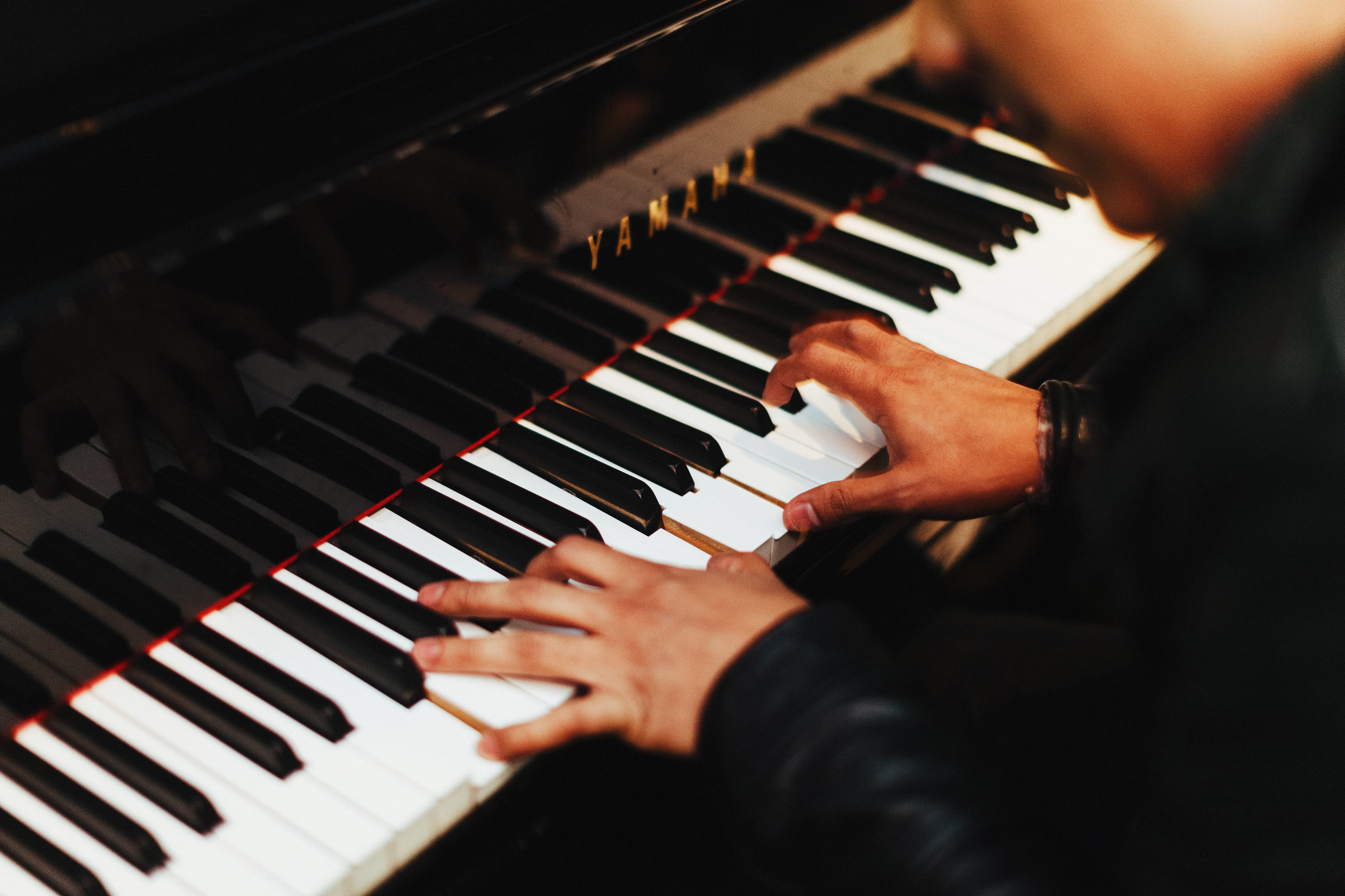 player, piano key, playing, person, skill, human body part, indoors, hand, arts culture and entertainment, artist, adult, man, musical equipment, finger, HD Wallpaper