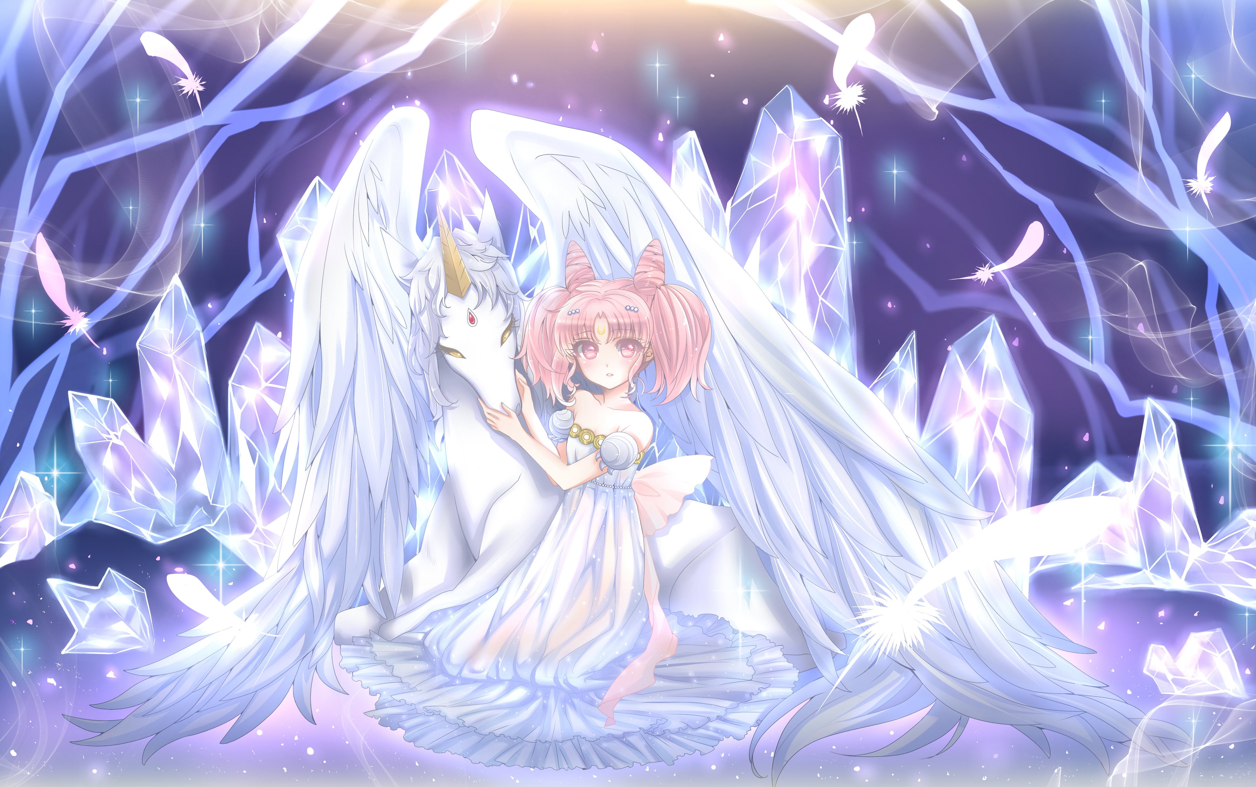 princess, usagi, sailor, small, pegasu, 4K, chibiusa, bishoujo, lady, moon, senshi, serenity, HD Wallpaper