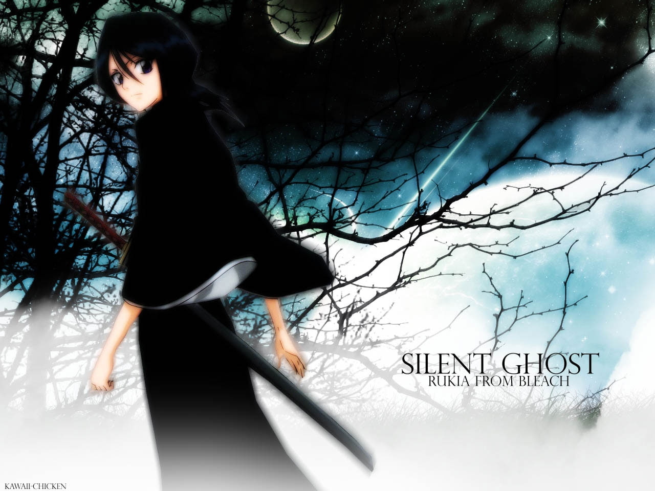 bleach, 720P, x, kuchiki, anime, art, Kuchiki Rukia, hd, rukia, HD Wallpaper