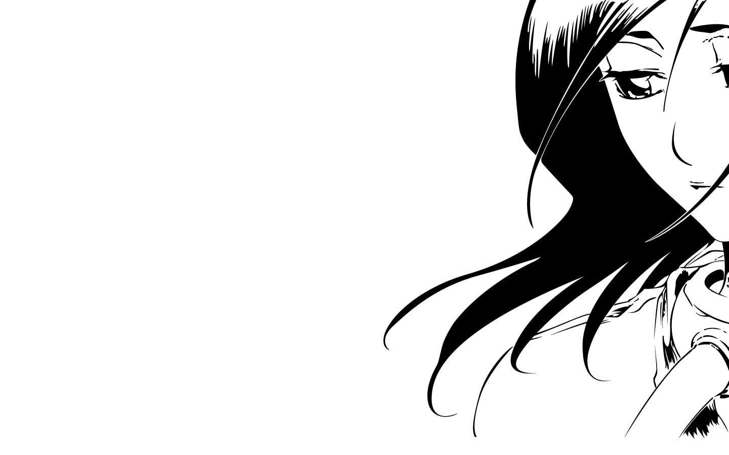 nature, Kuchiki Rukia, shadow, still life, studio shot, copy space, silhouette, black color, anime girls, Bleach, music, lifestyles, wall - building feature, HD Wallpaper
