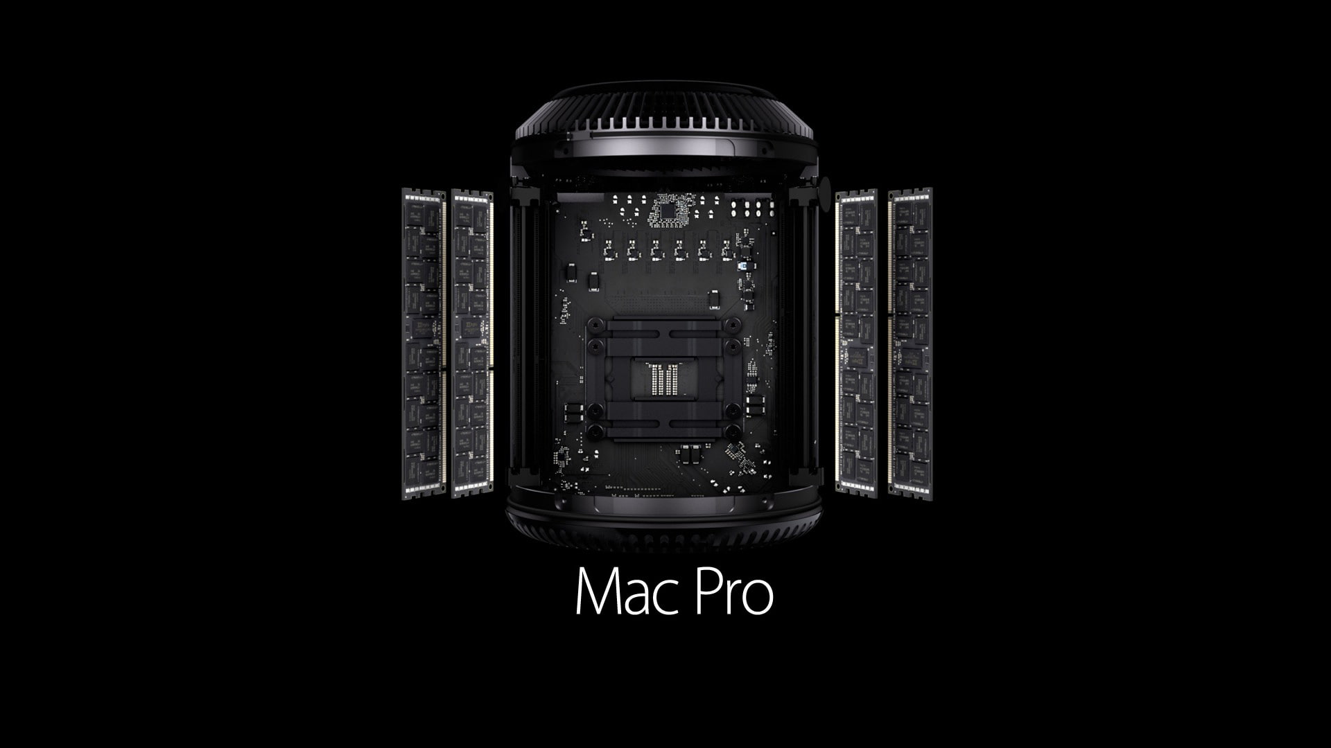 close-up, Mac Pro, mac, cut out, 1080P, metal, still life, text, black background, black, modern, connection, electricity, transparent, glass - material, HD Wallpaper