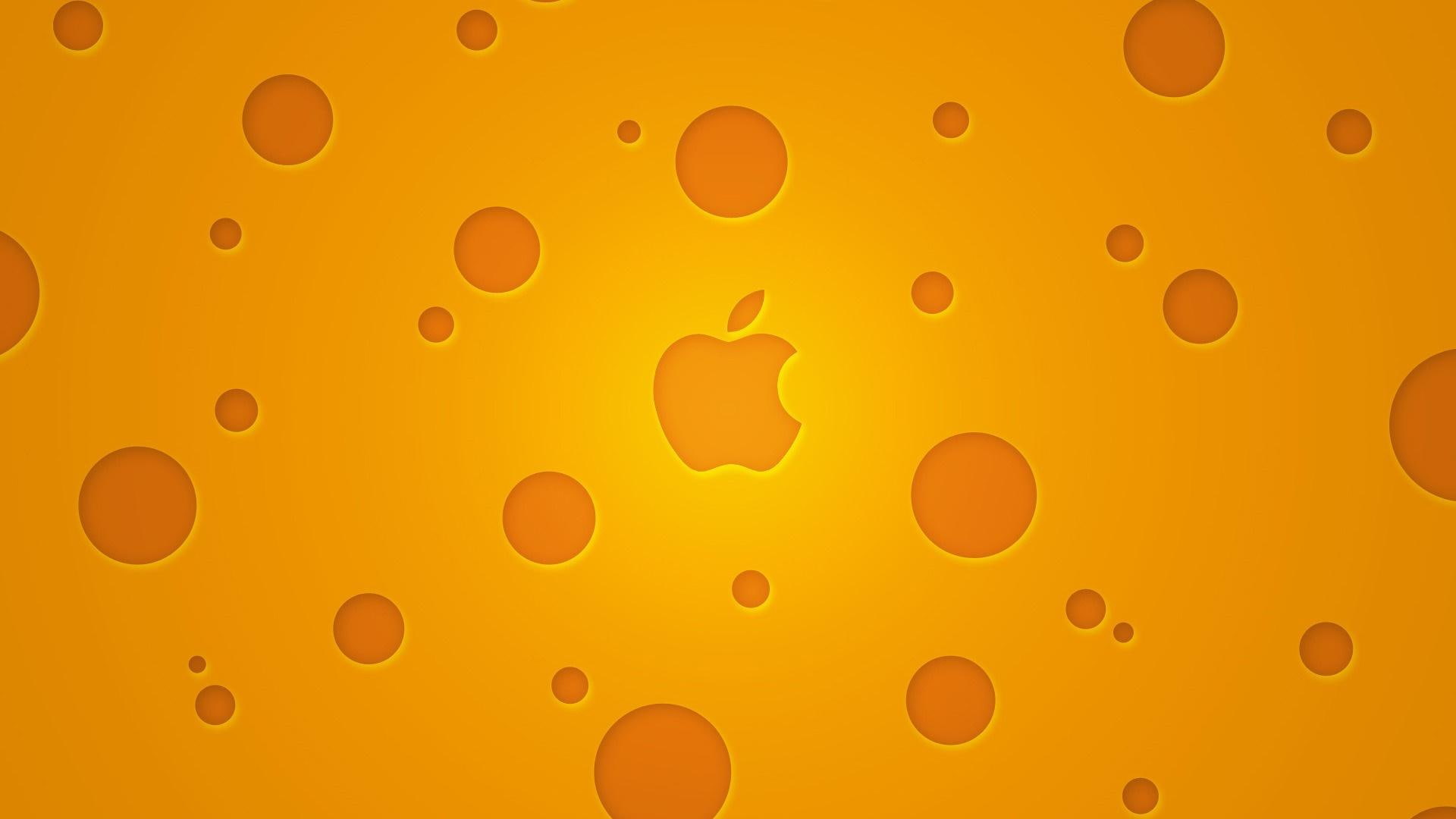 cheese, logo, computers, background, apple, macintosh, 1080P, 1920x1080, HD Wallpaper