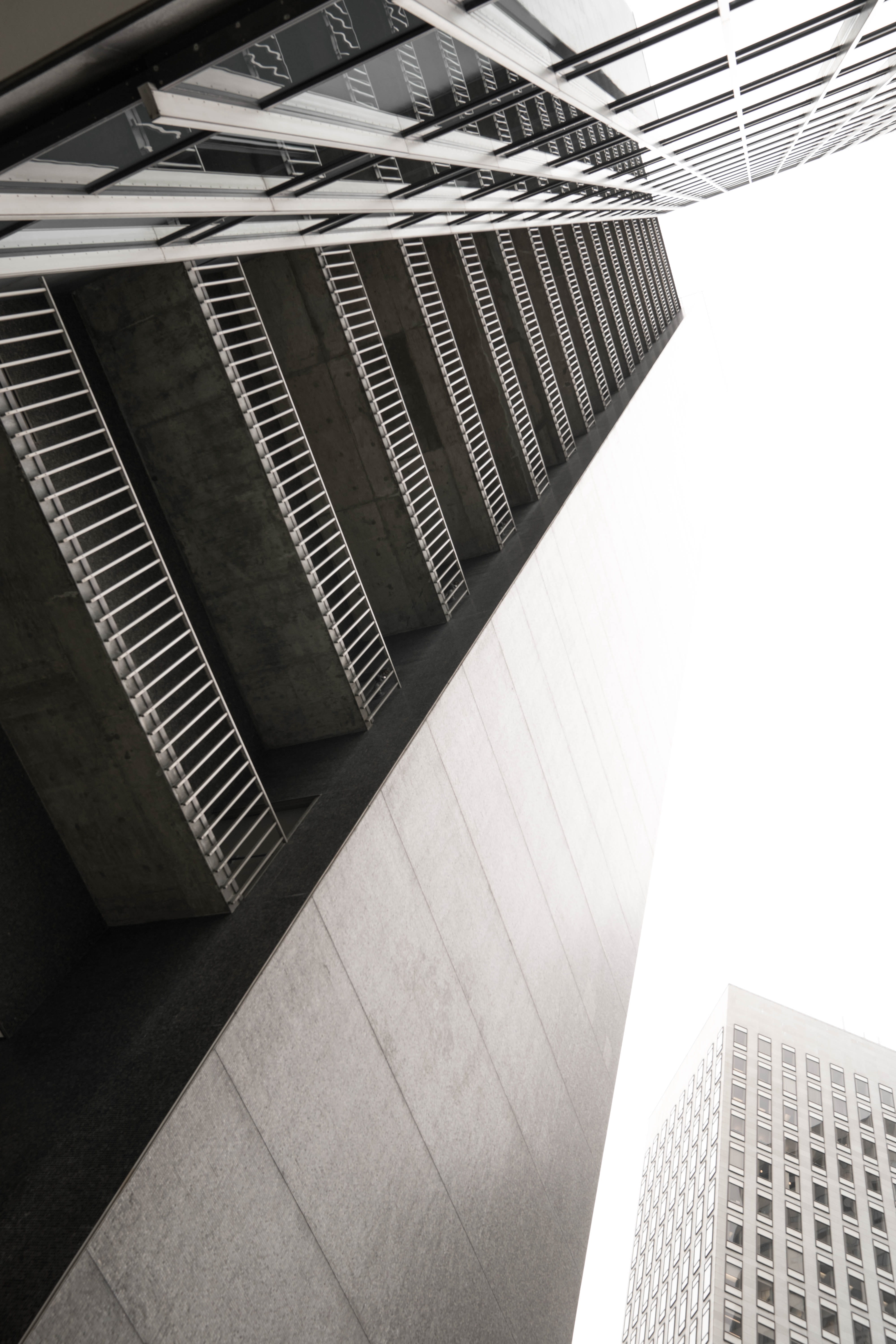 sf, york, sky, building, architecture, symmetry, skyscraper, nature, sepia, day, office, geometry, no people, modern, built structure, tall, office building exterior, Phone HD Wallpaper