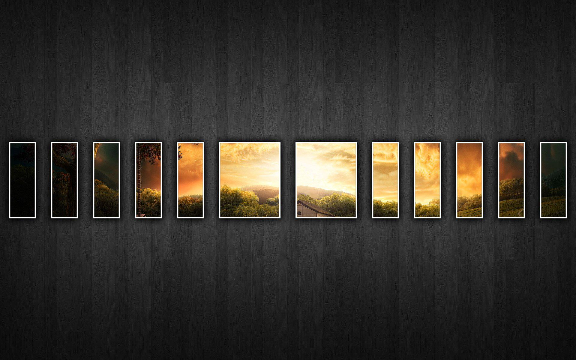 pictures, 1080P, resolution, sunrise - sunset, panels, high, sunset, wood, HD Wallpaper