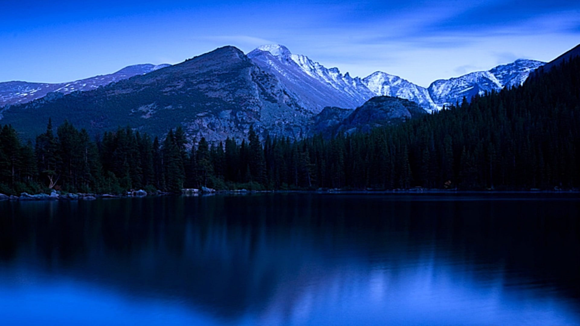 art, lovely, beauty, Nice, 1080P, nature, mountains, peak, hd, awesome, Cool, Blue, HD Wallpaper
