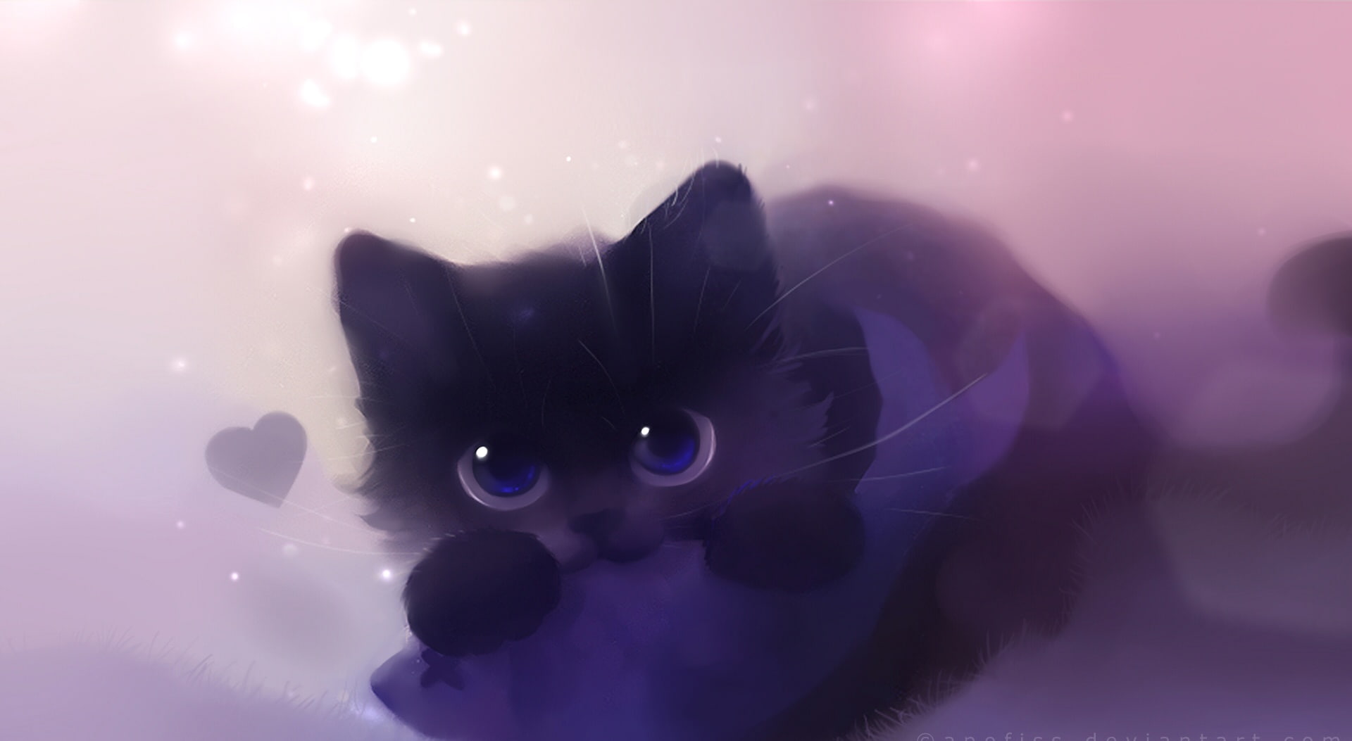human body part, young adult, Kitty, Beautiful, human eye, Black, loves, animal wildlife, eye, Fantasy, Artistic, Cute, black cat, one animal, adult, underwater, HD Wallpaper